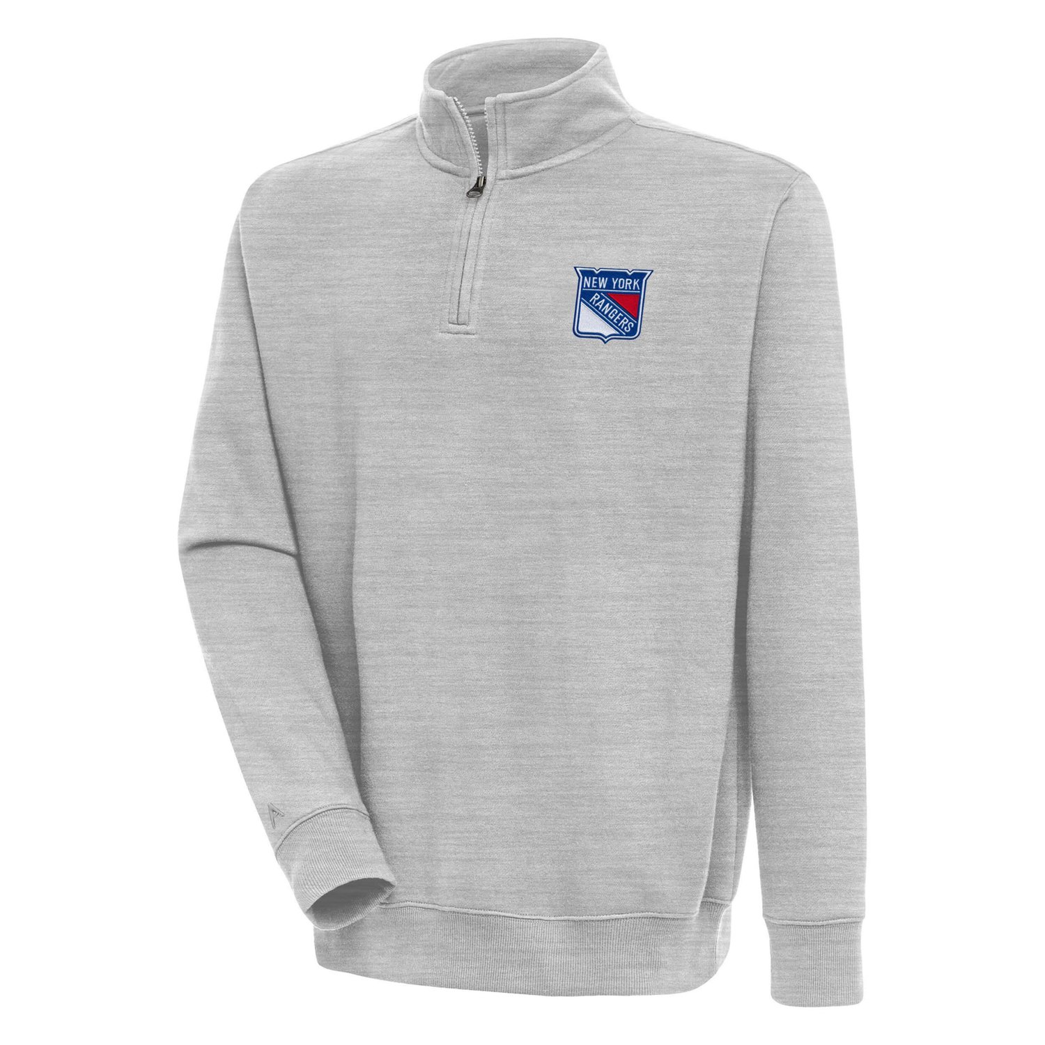 Antigua New York Rangers Victory Quarter-Zip Pullover Top