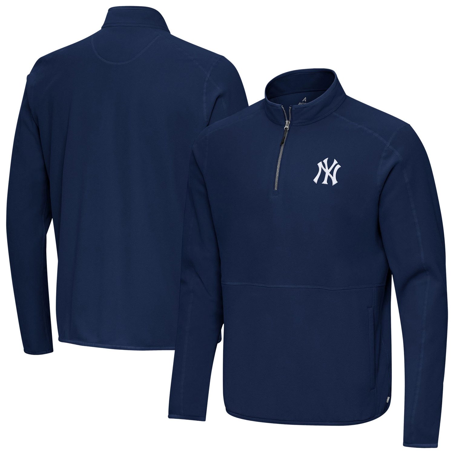 Antigua New York Yankees Step Up Quarter-Zip Pullover - view number 1