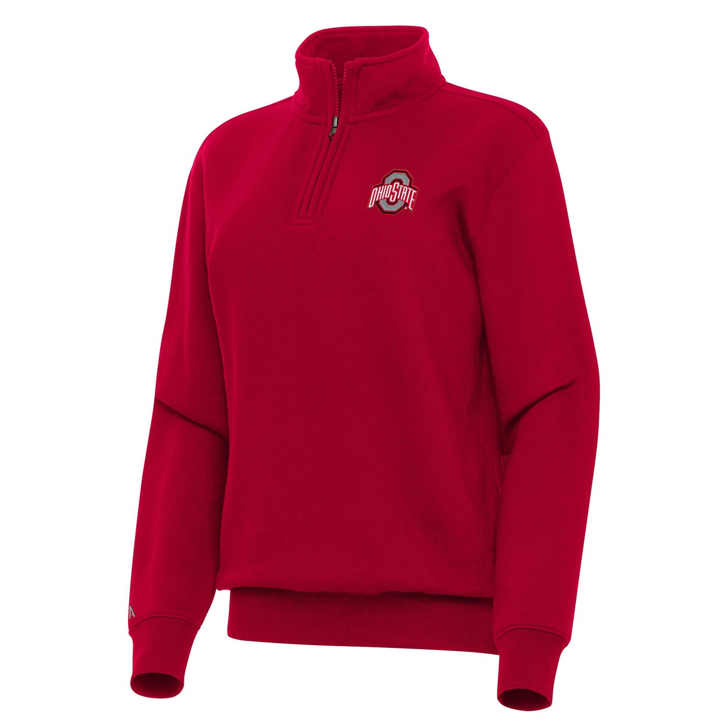 Antigua Ohio State Buckeyes Victory Quarter-Zip Sweatshirt