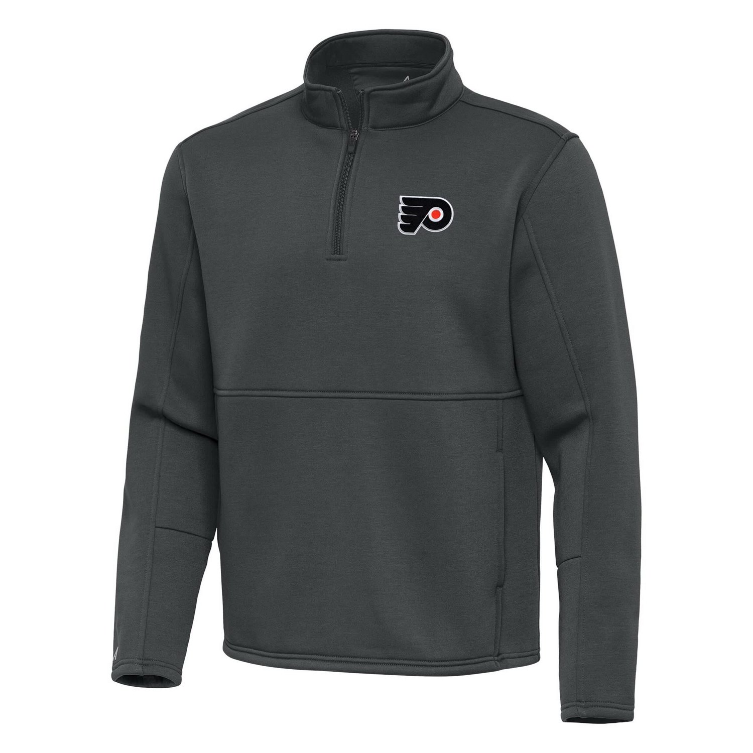 Antigua Philadelphia Flyers Twist Quarter-Zip Pullover Jacket - view number 2