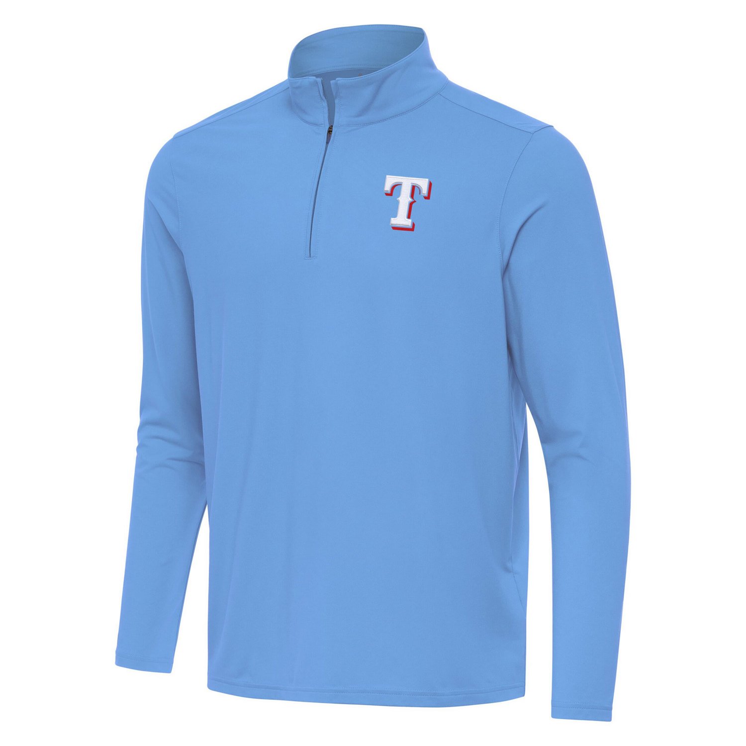 Antigua Powder Texas Rangers Intent Quarter-Zip Top - view number 2