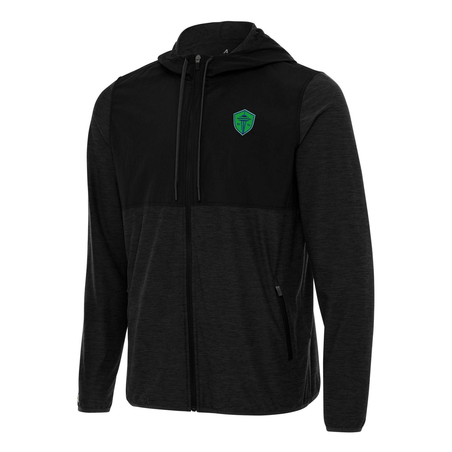 Antigua Seattle Sounders FC Sway Full-Zip Hoodie