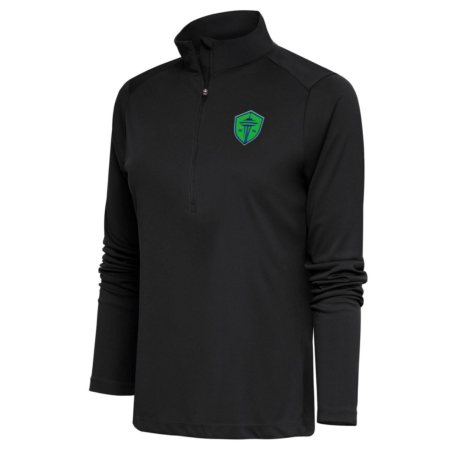 Antigua Seattle Sounders FC Tribute Half-Zip Pullover Top