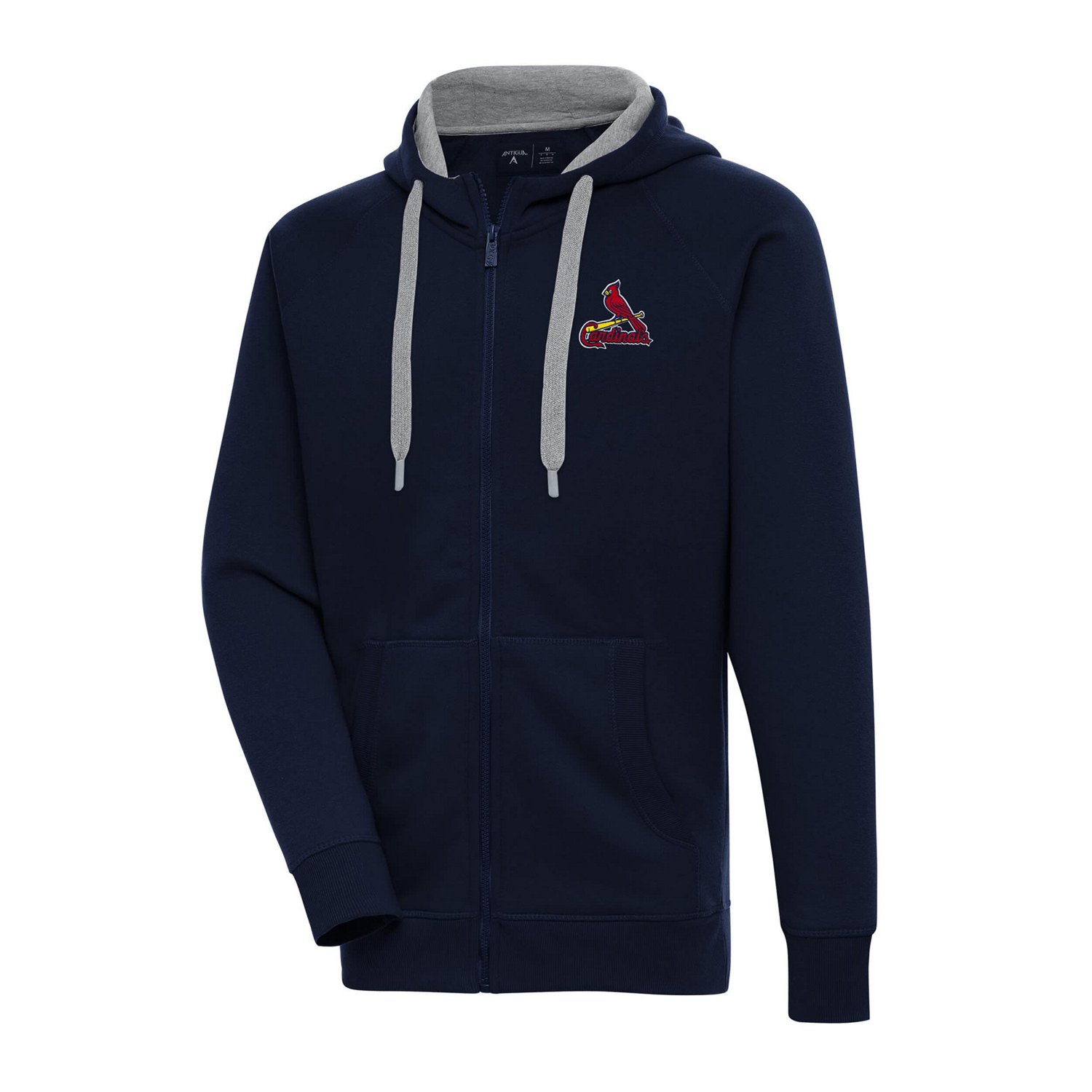 Antigua St Louis Cardinals Big  Tall Victory Full-Zip Hoodie Jacket - view number 1