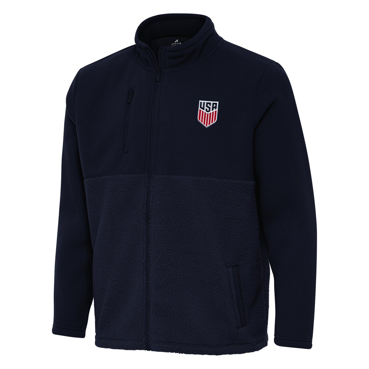 Antigua USMNT Daily Fused Full-Zip Jacket