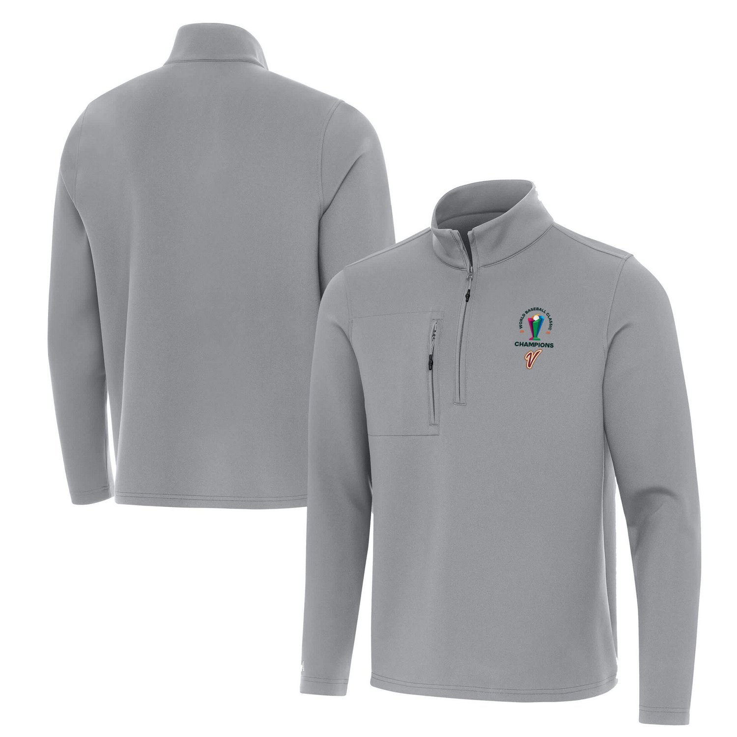 Antigua Venezuela Baseball 2026 World Classic Champions Insider Quarter-Zip Pullover