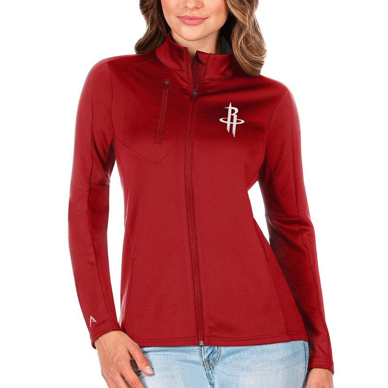 Antigua WomenâS Houston Rockets Generation Full-Zip Jacket-image