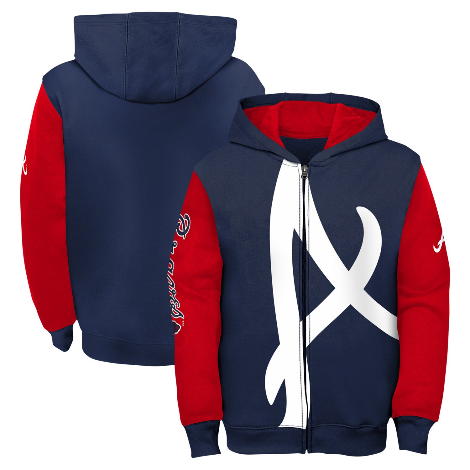 Atlanta Braves Postcard Full-Zip Hoodie