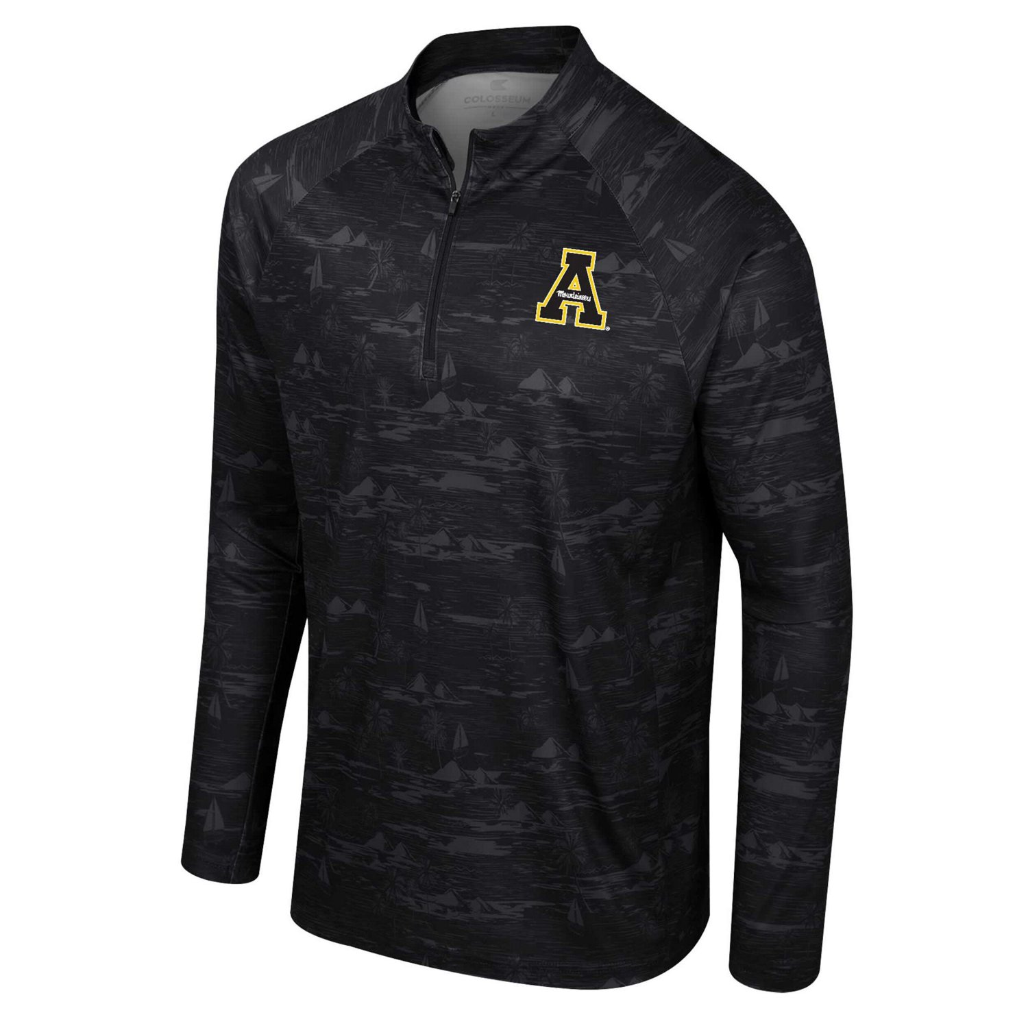 Colosseum Appalachian State Mountaineers Carson Raglan Quarter-Zip Jacket - view number 2