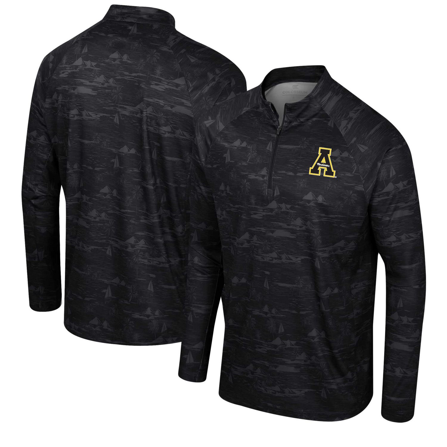 Colosseum Appalachian State Mountaineers Carson Raglan Quarter-Zip Jacket - view number 1