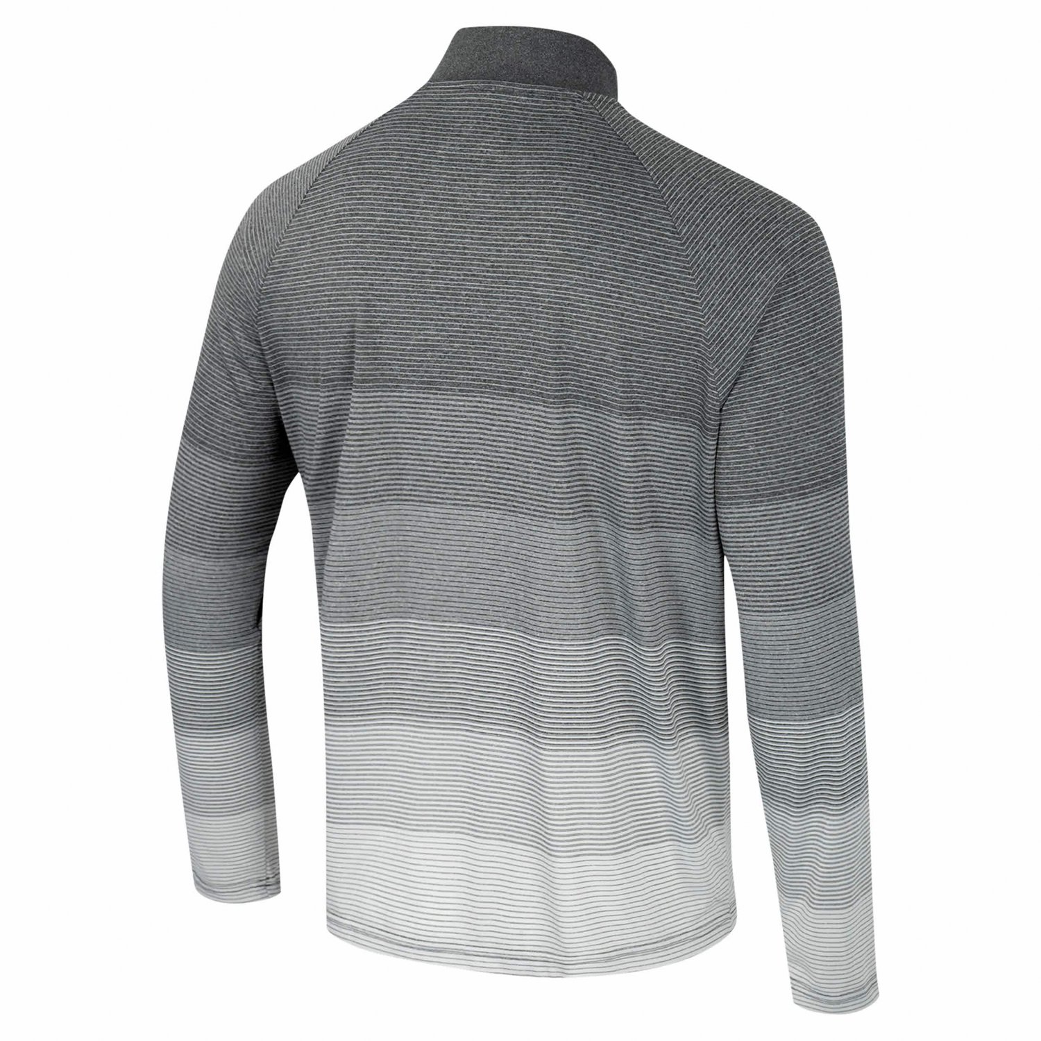 Colosseum Arkansas Razorbacks AI Striped Mesh Quarter-Zip Raglan Windshirt
