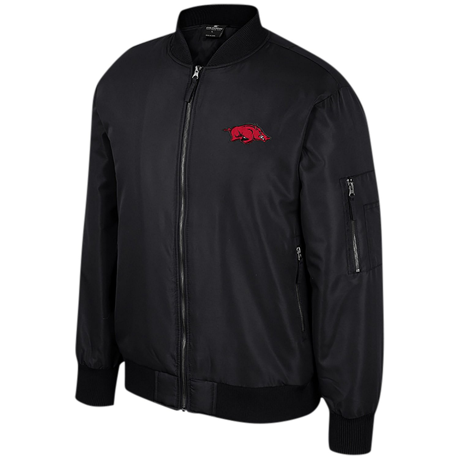 Colosseum Arkansas Razorbacks Full-Zip Bomber Jacket                                                                             - view number 2