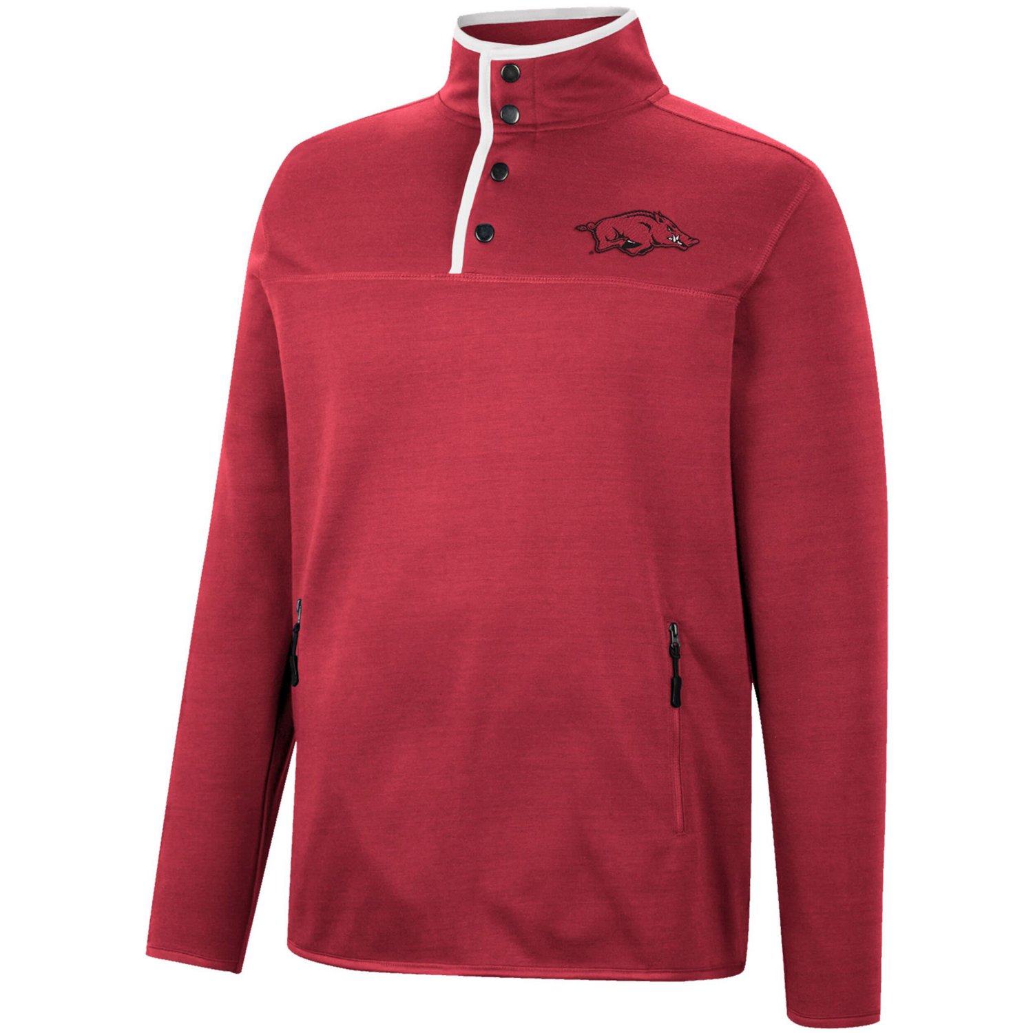 Colosseum Arkansas Razorbacks Rebound Quarter-Snap Jacket - view number 2
