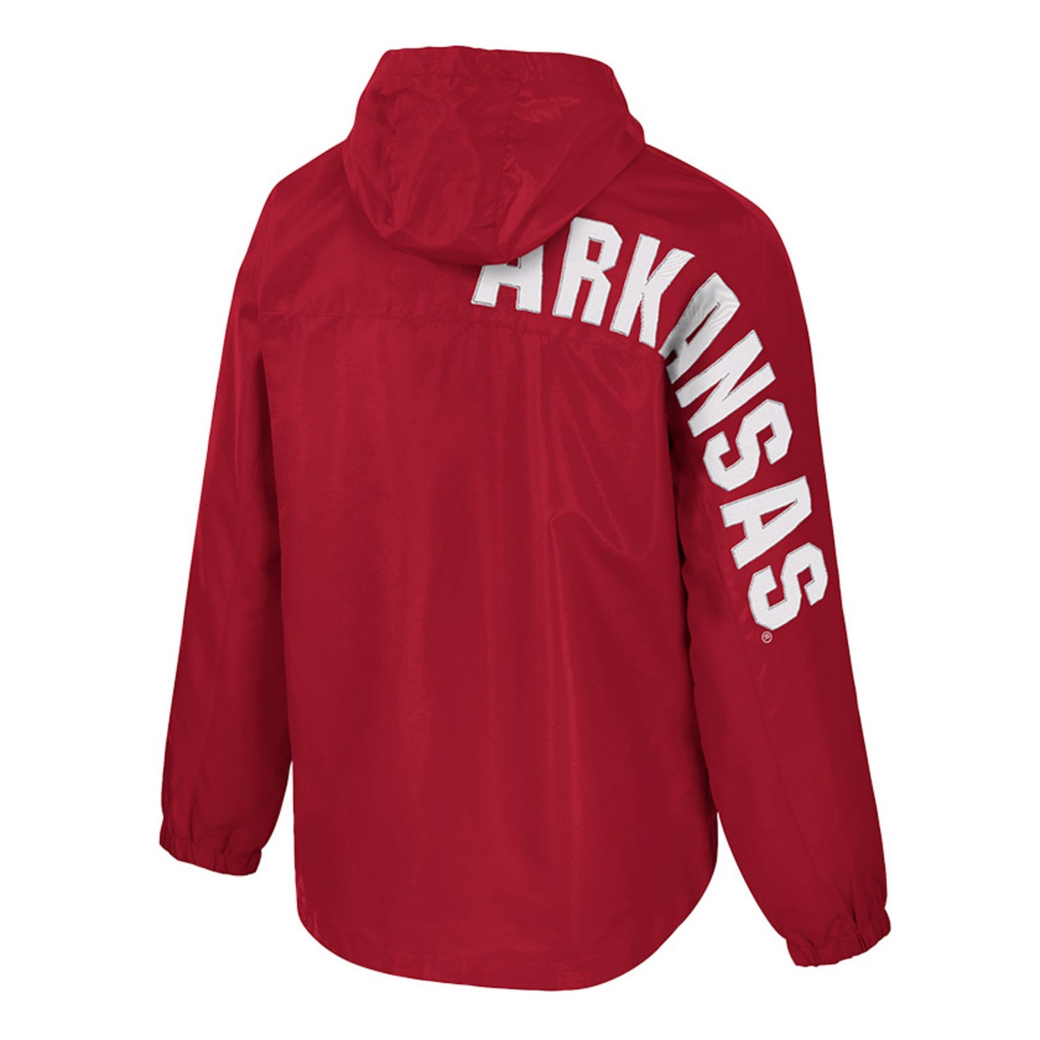 Colosseum Arkansas Razorbacks Reloaded Anorak Half-Zip Jacket - view number 3