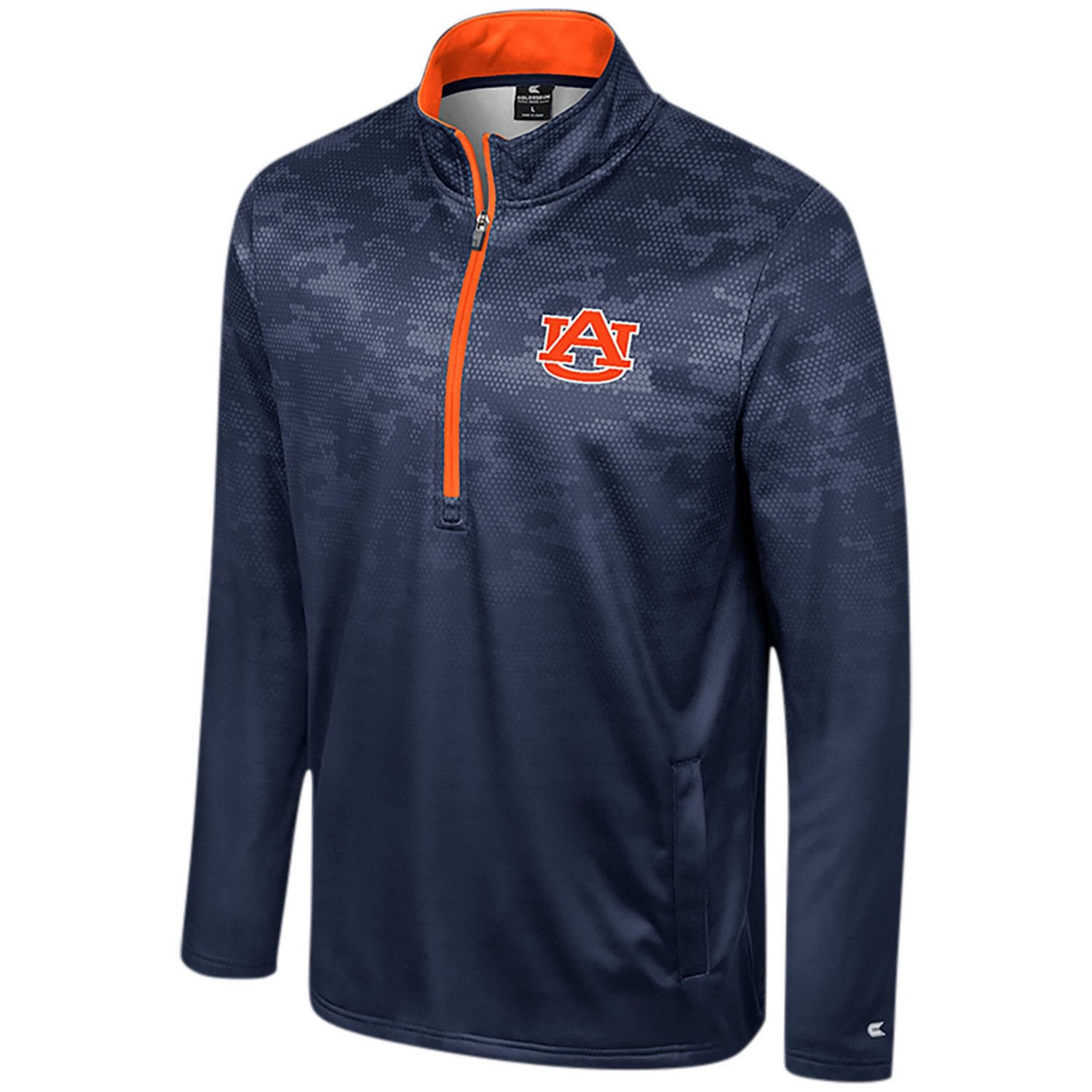 Colosseum Auburn Tigers The Machine Half-Zip Jacket                                                                              - view number 2