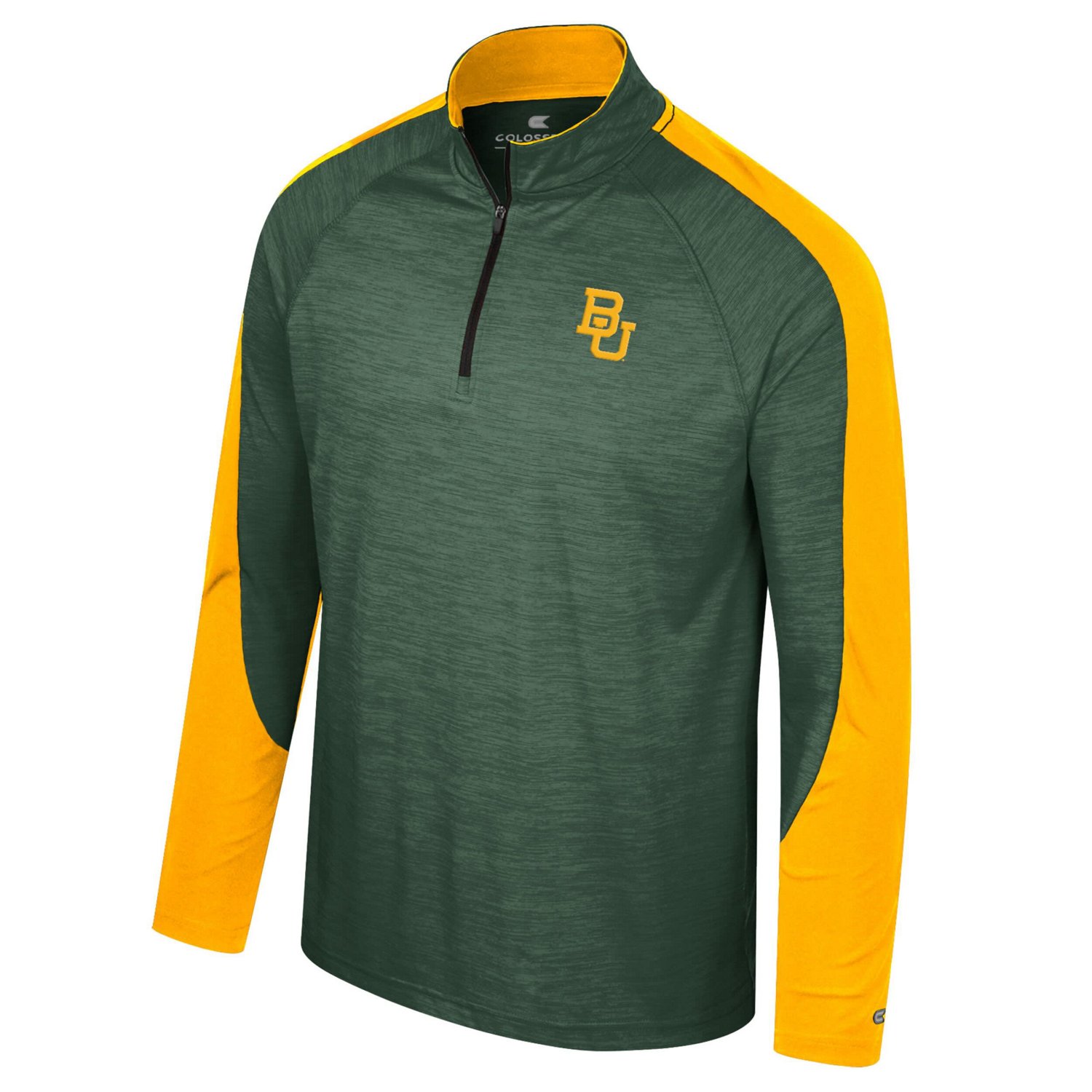 Colosseum Baylor Bears Langmore Raglan Quarter-Zip Top                                                                           - view number 2
