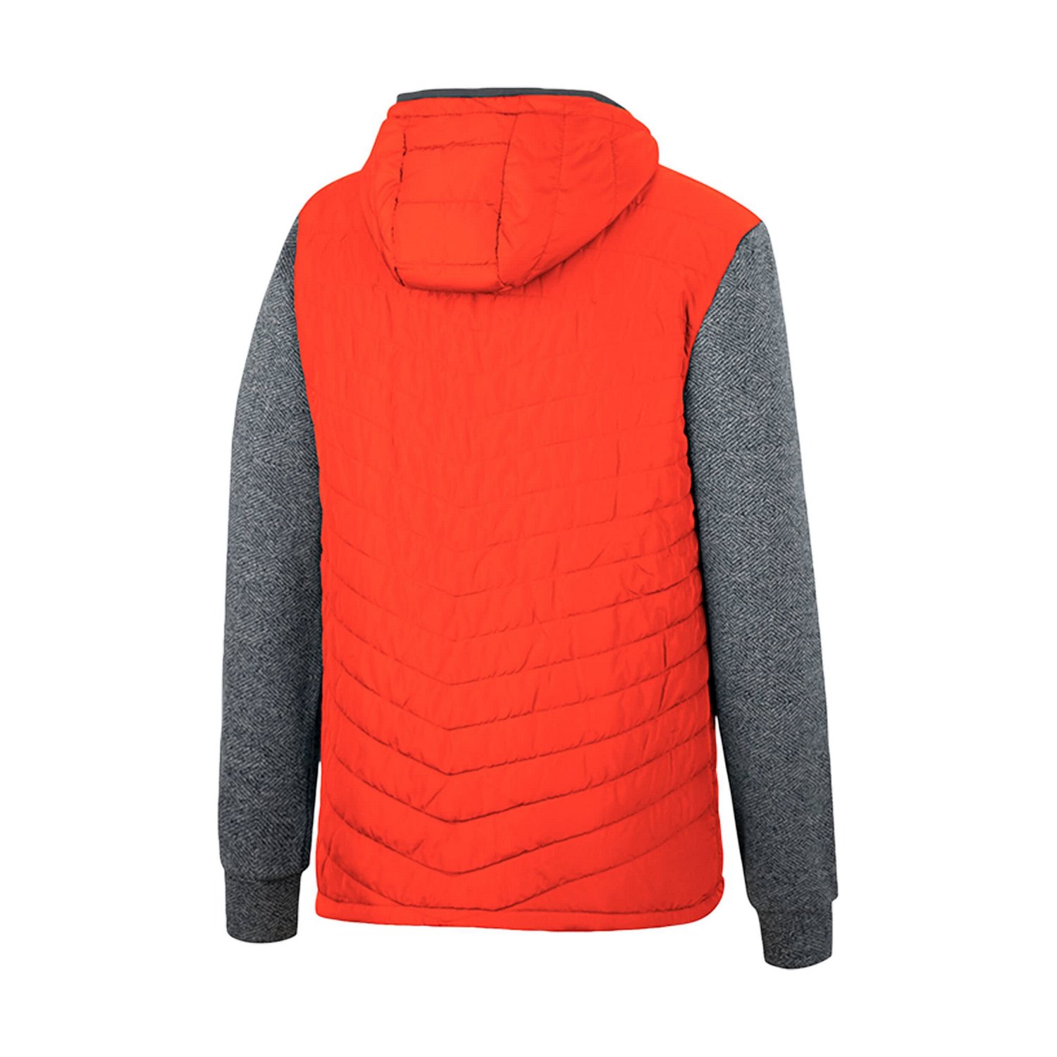 Colosseum /Charcoal Clemson Tigers Course Herringbone Full-Zip Hoodie