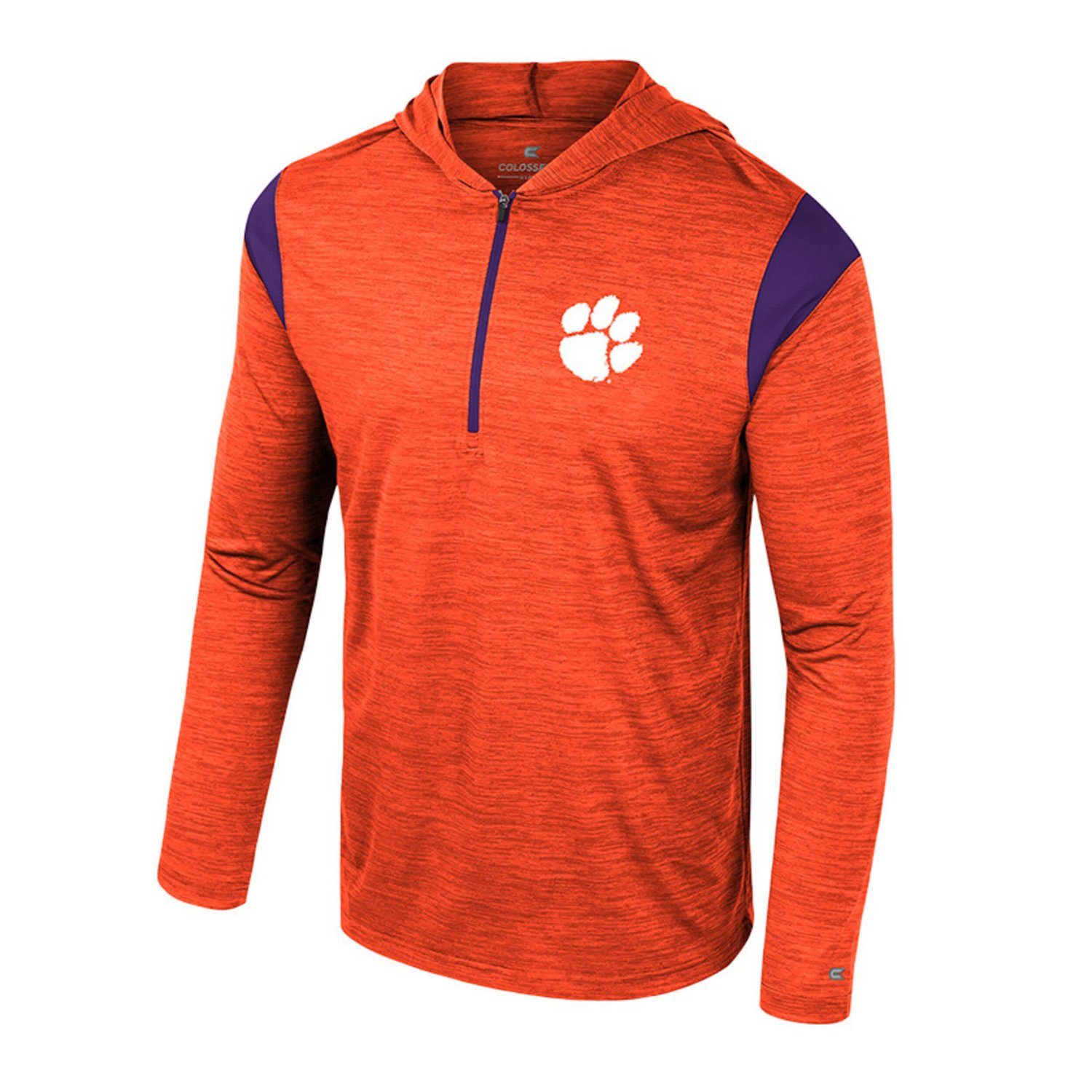 Colosseum Clemson Tigers Dozer Half-Zip Windshirt