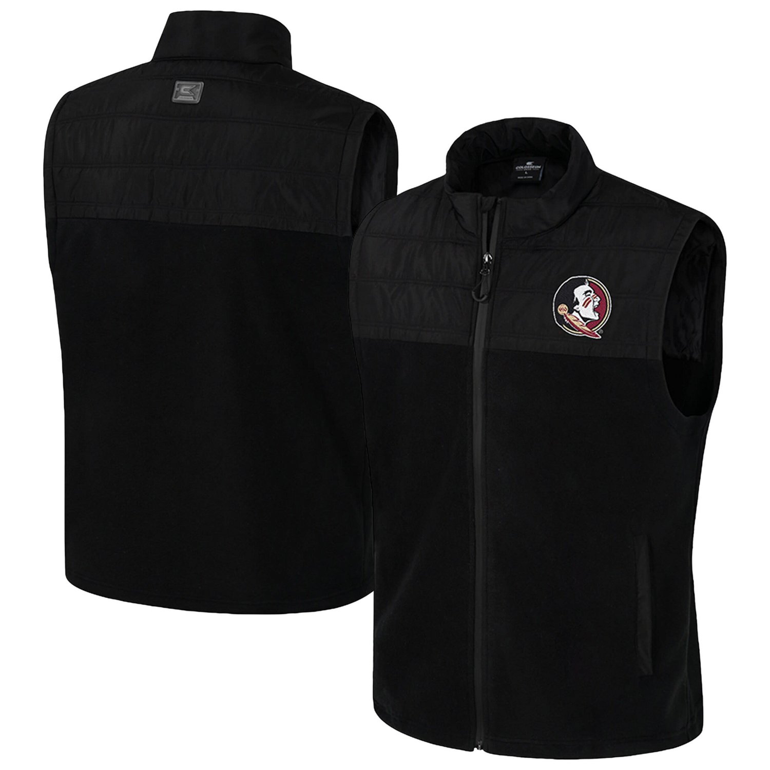 Colosseum Florida State Seminoles Block The Sun Full-Zip Vest