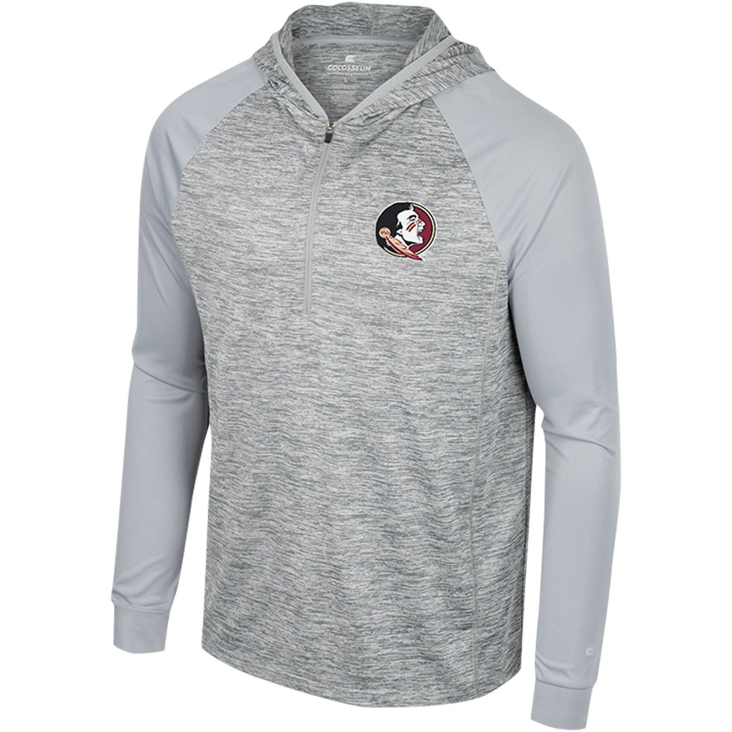 Colosseum Florida State Seminoles Cybernetic Raglan Quarter-Zip Hooded Top                                                       - view number 2