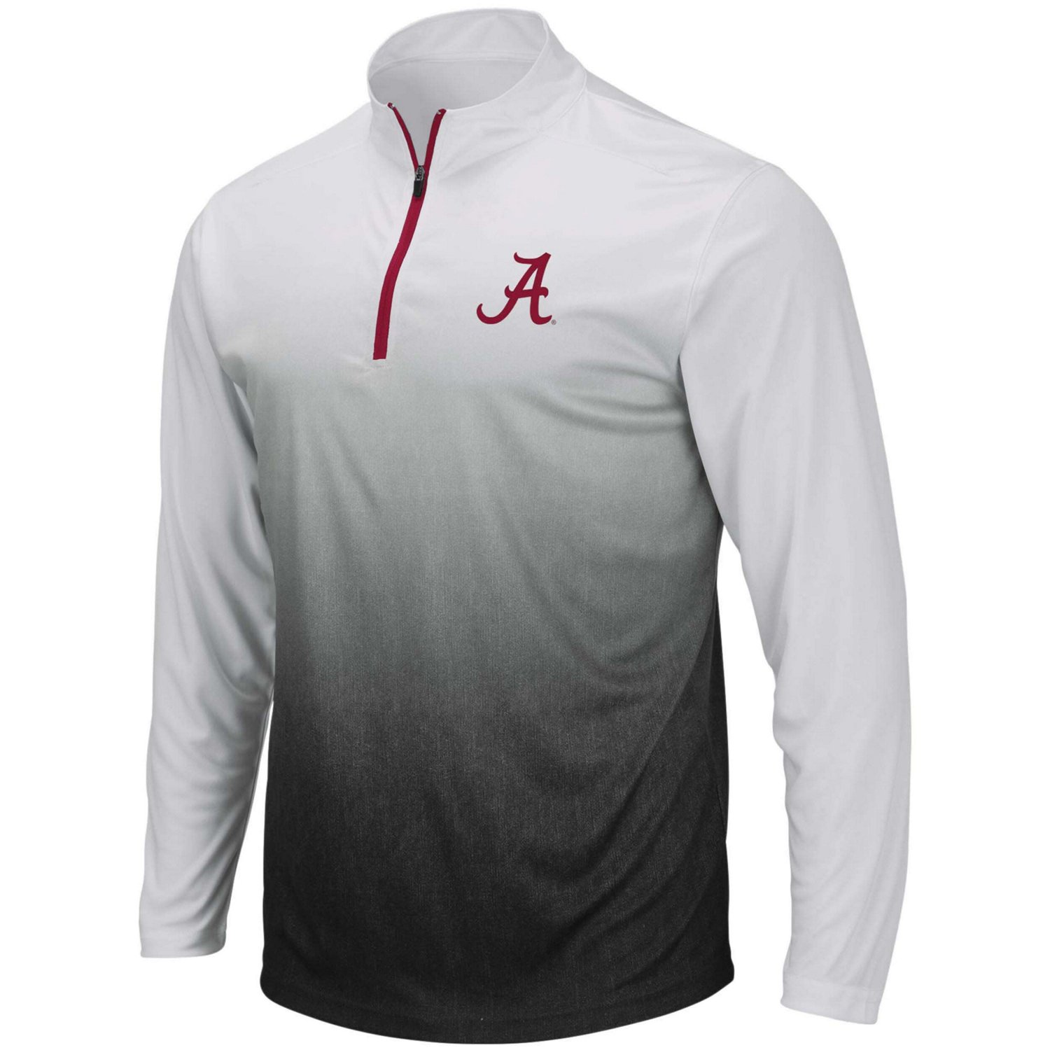 Colosseum Gray Alabama Crimson Tide Magic Team Logo Quarter-Zip Jacket                                                           - view number 2