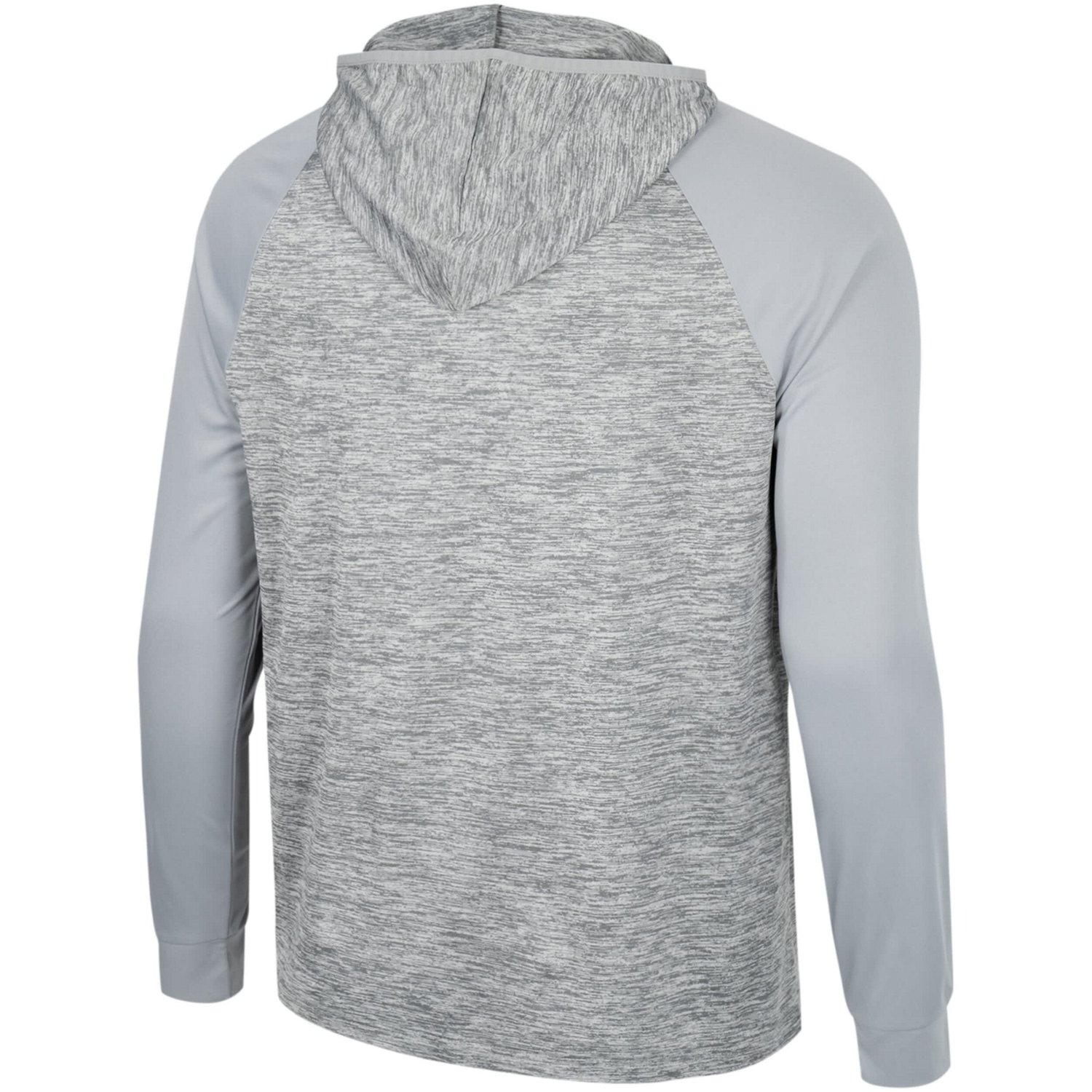 Colosseum Iowa Hawkeyes Cybernetic Raglan Quarter-Zip Hooded Top - view number 3