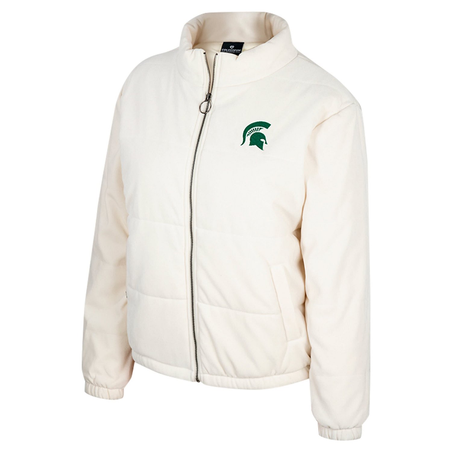 Colosseum Michigan State Spartans So Hot Right Now Quilted Puffer Full-Zip Jacket                                                - view number 2