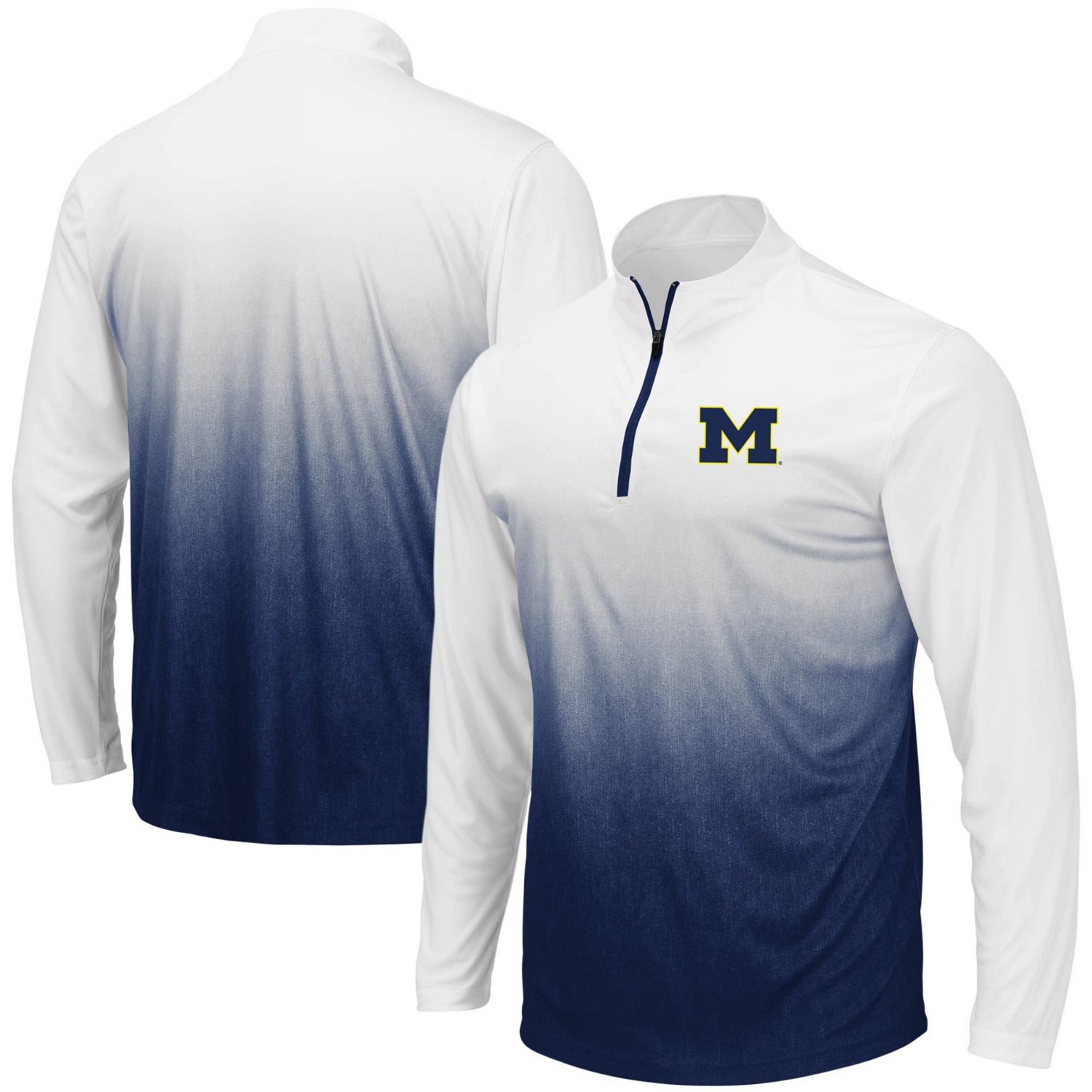 Colosseum Michigan Wolverines Magic Team Logo Quarter-Zip Jacket