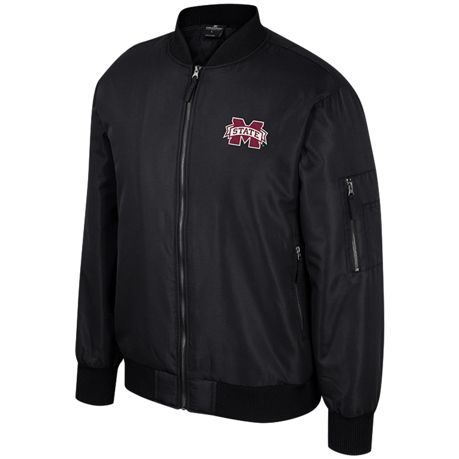 Colosseum Mississippi State Bulldogs Full-Zip Bomber Jacket                                                                      - view number 2
