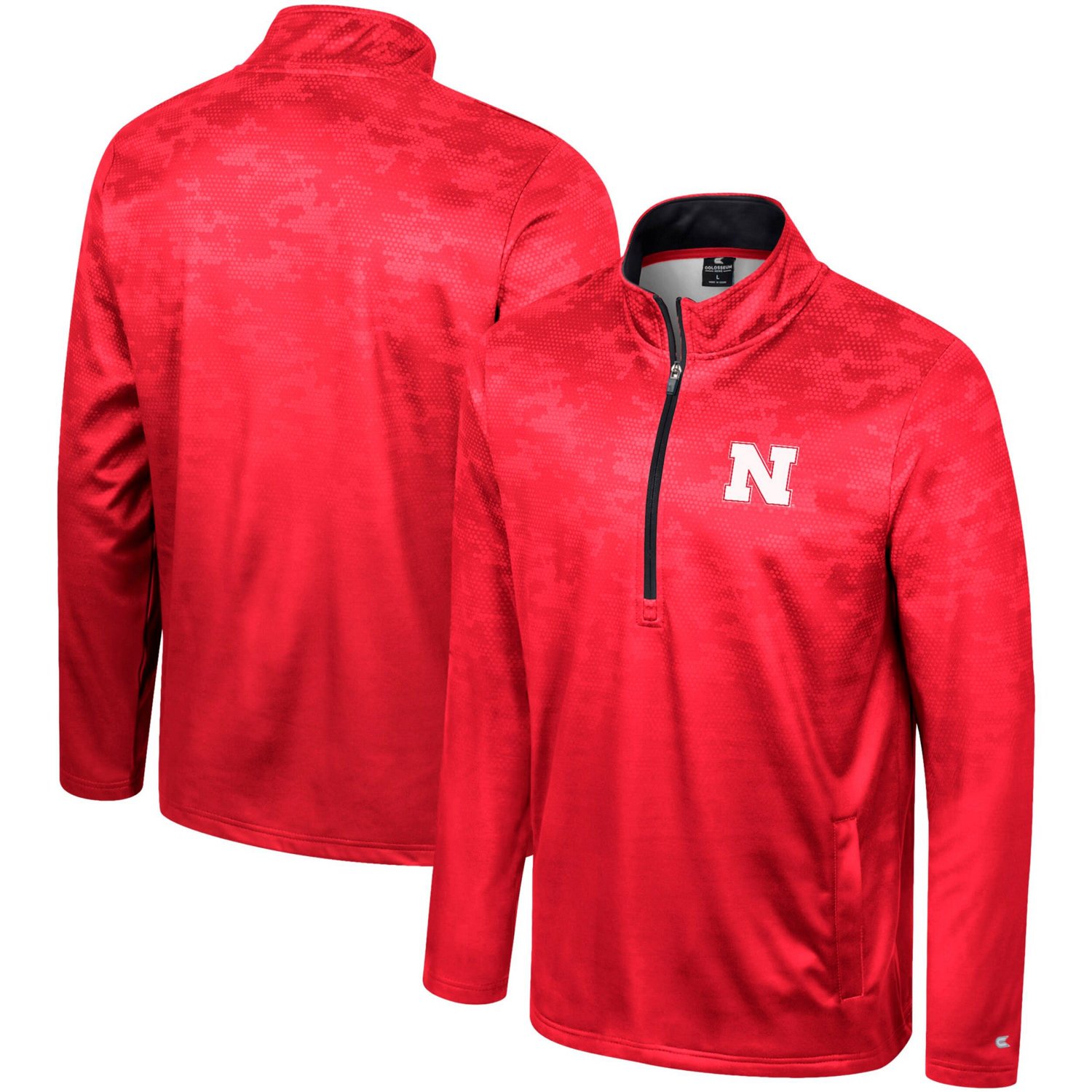 Colosseum Nebraska Huskers The Machine Half-Zip Jacket                                                                           - view number 1