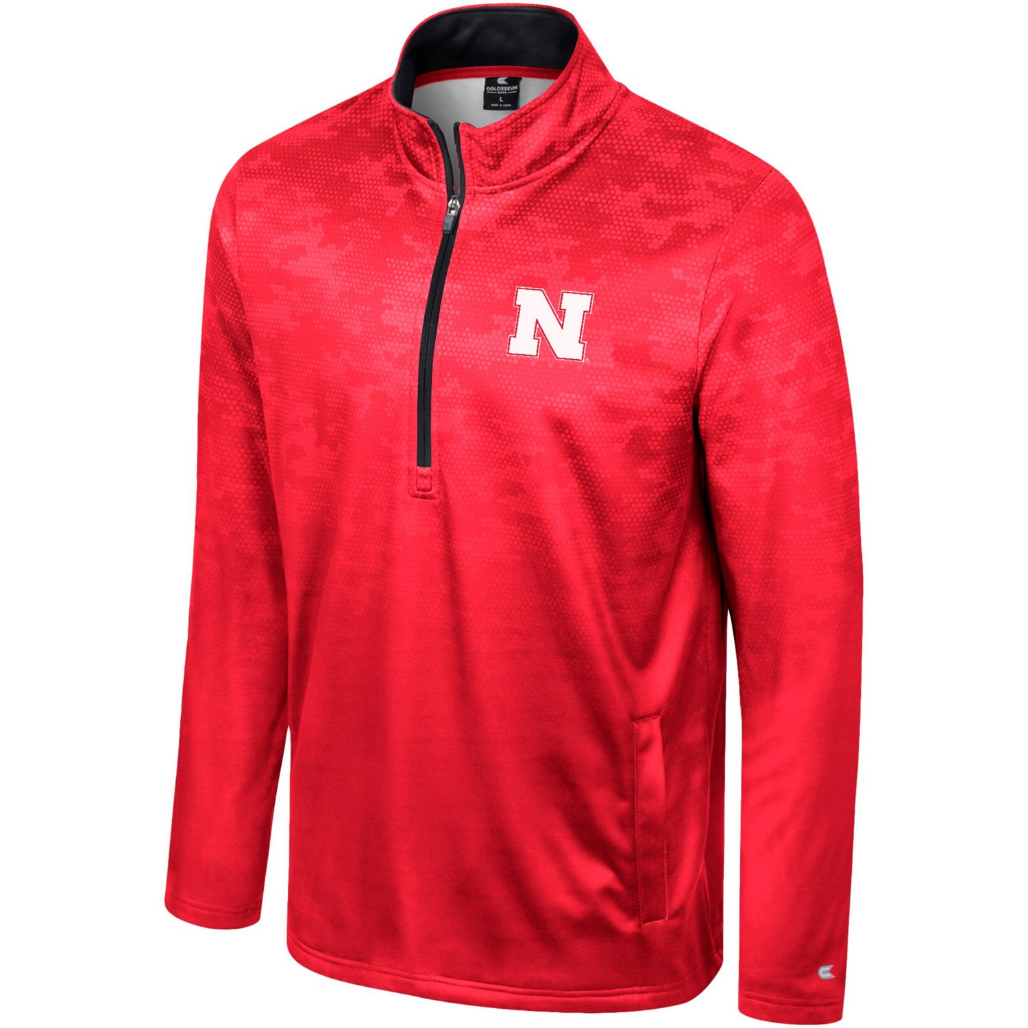 Colosseum Nebraska Huskers The Machine Half-Zip Jacket                                                                           - view number 2