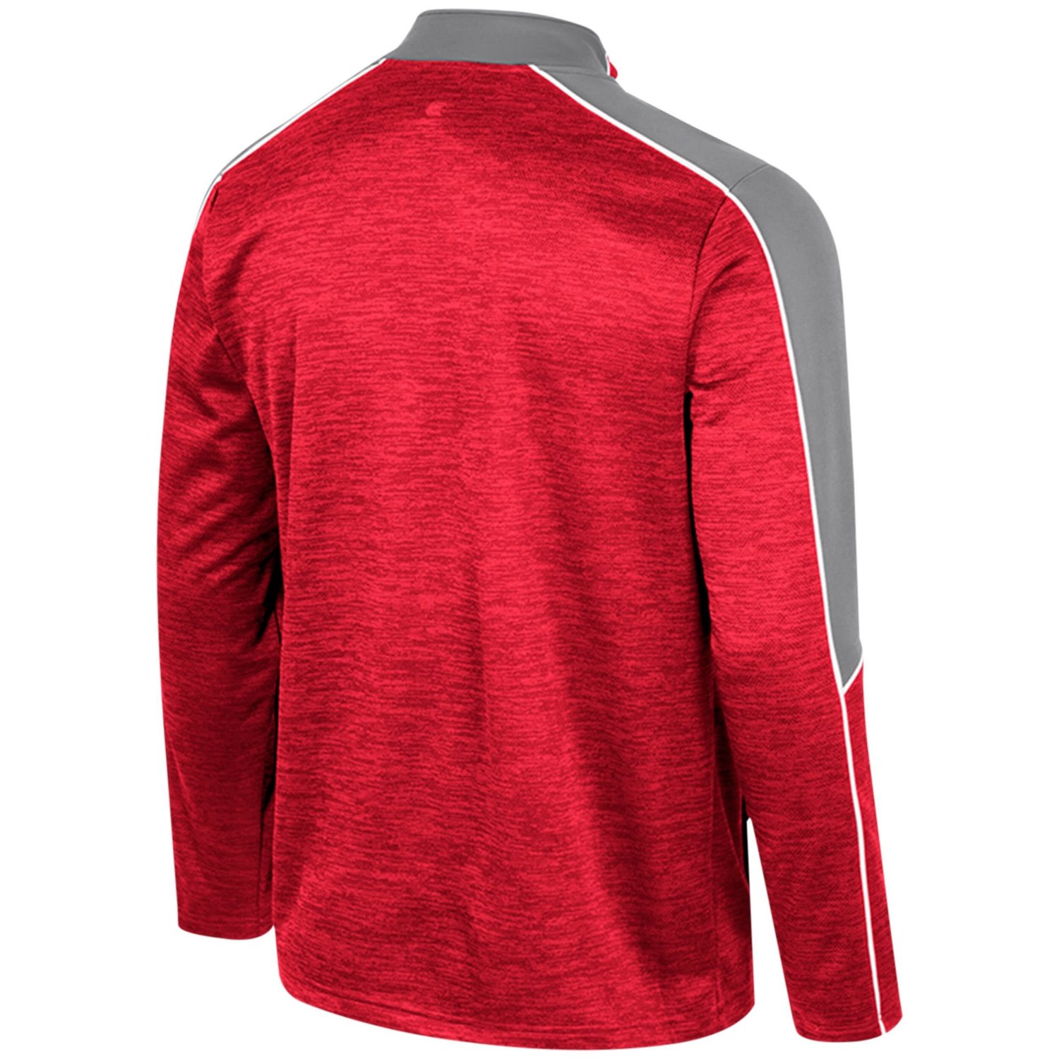 Colosseum Ohio State Buckeyes Marled Half-Zip Jacket