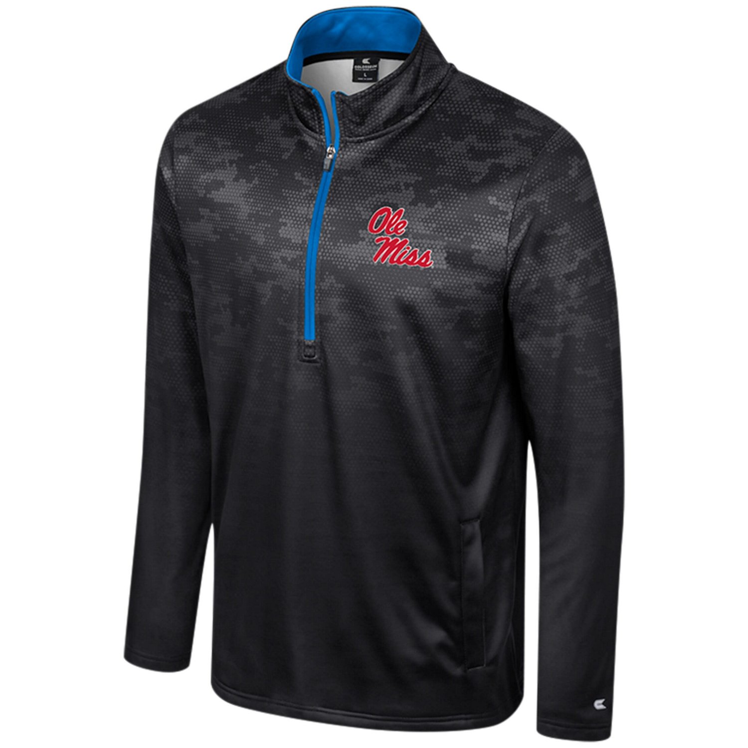 Colosseum Ole Miss Rebels The Machine Half-Zip Jacket                                                                            - view number 2