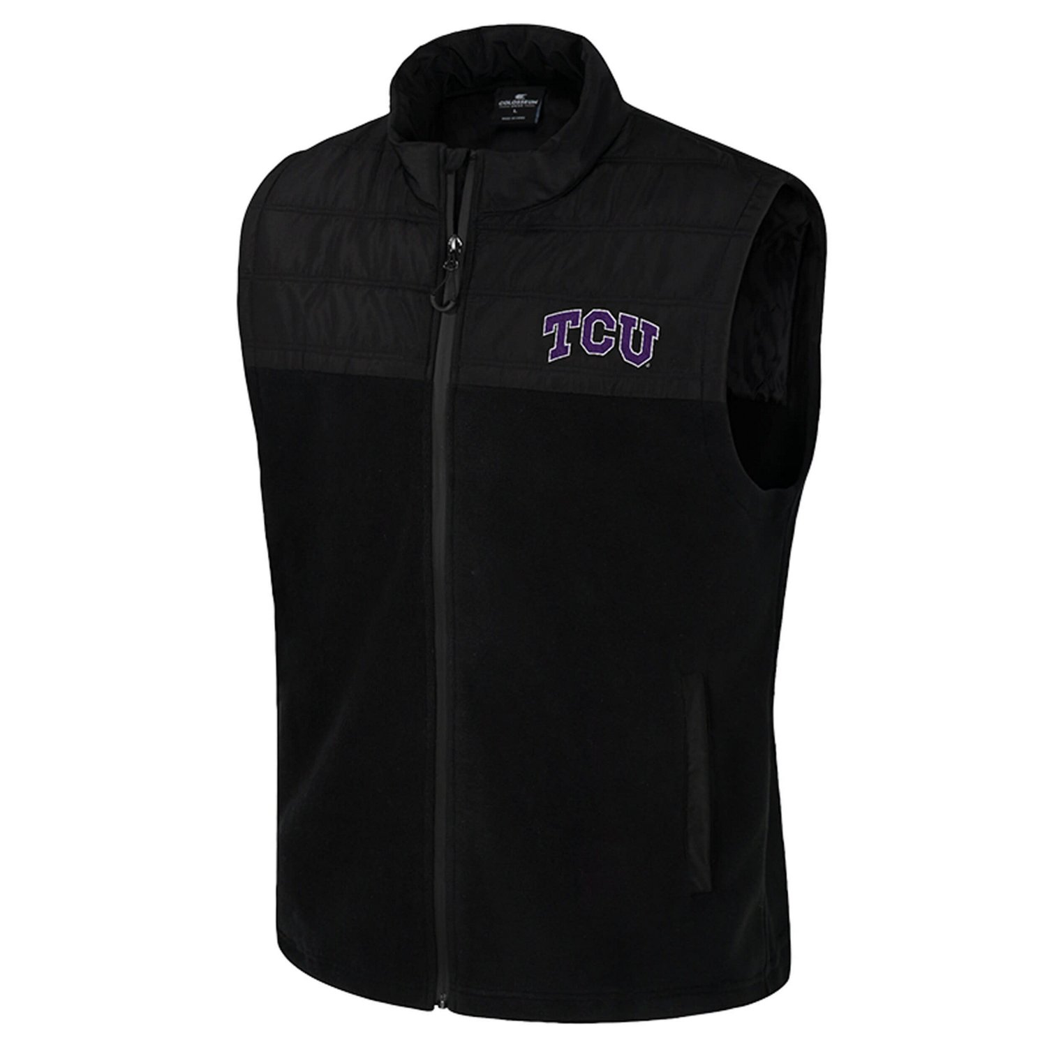 Colosseum TCU Horned Frogs Block The Sun Full-Zip Vest                                                                           - view number 2