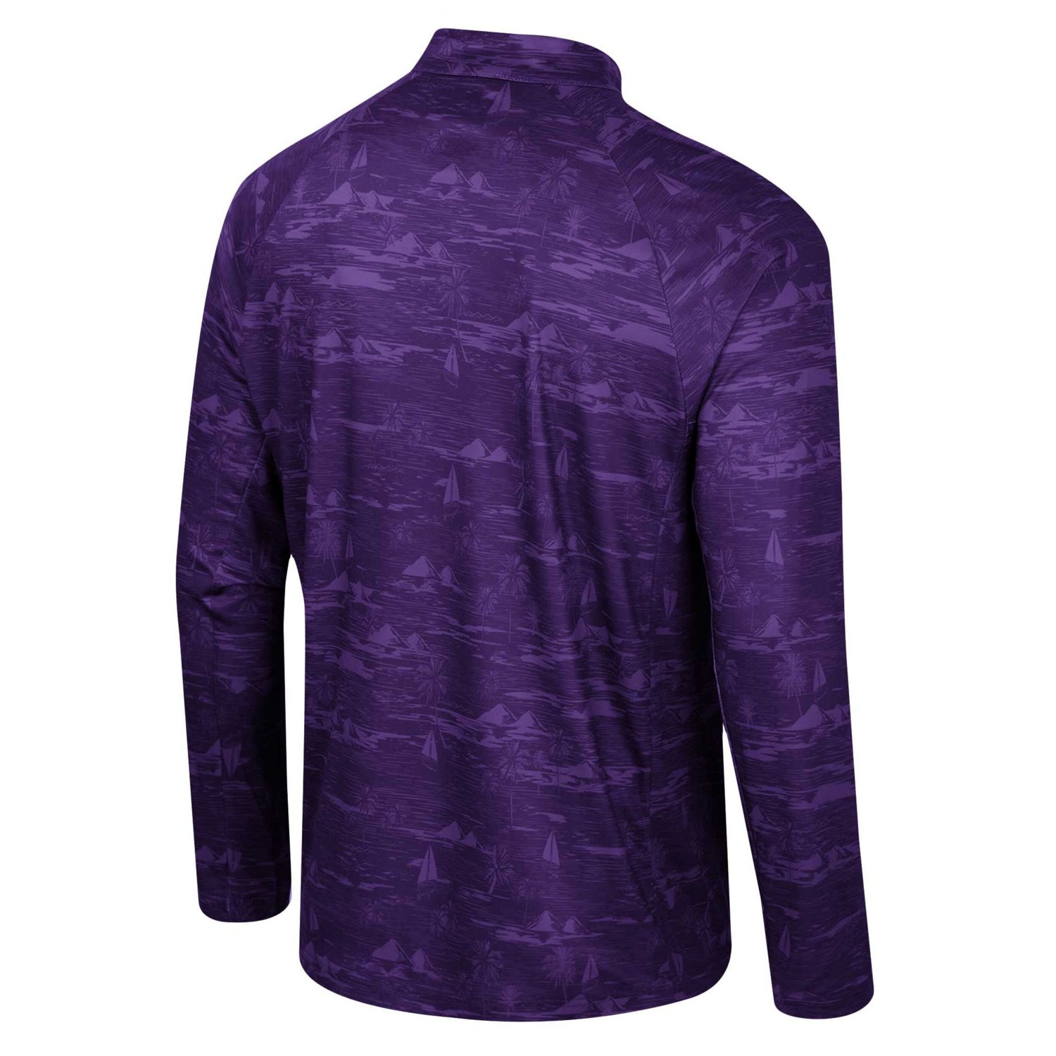 Colosseum TCU Horned Frogs Carson Raglan Quarter-Zip Jacket                                                                      - view number 3