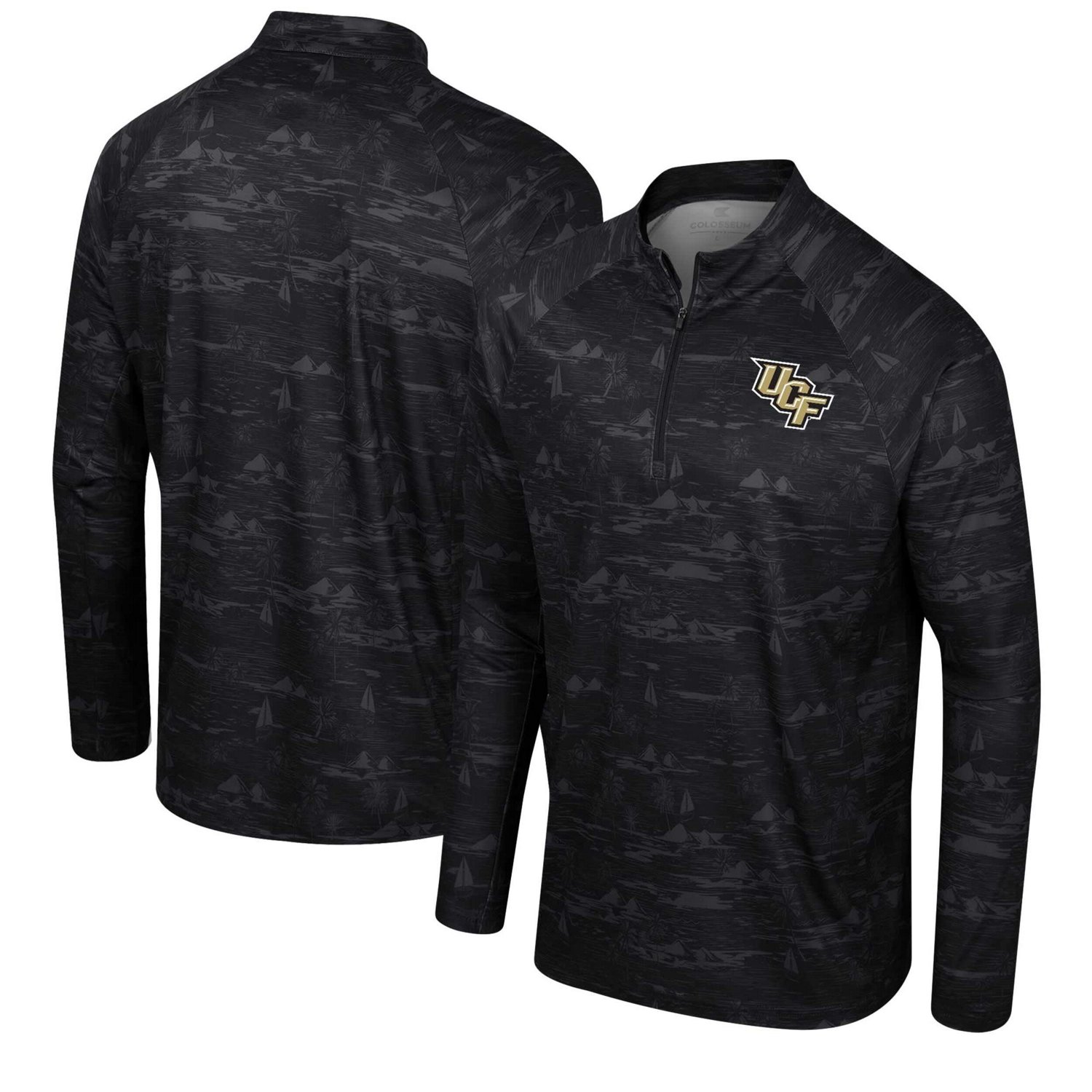 Colosseum UCF Knights Carson Raglan Quarter-Zip Jacket                                                                           - view number 1
