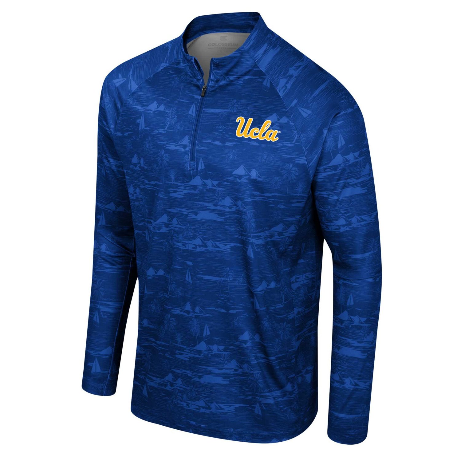 Colosseum UCLA Bruins Carson Raglan Quarter-Zip Jacket - view number 2