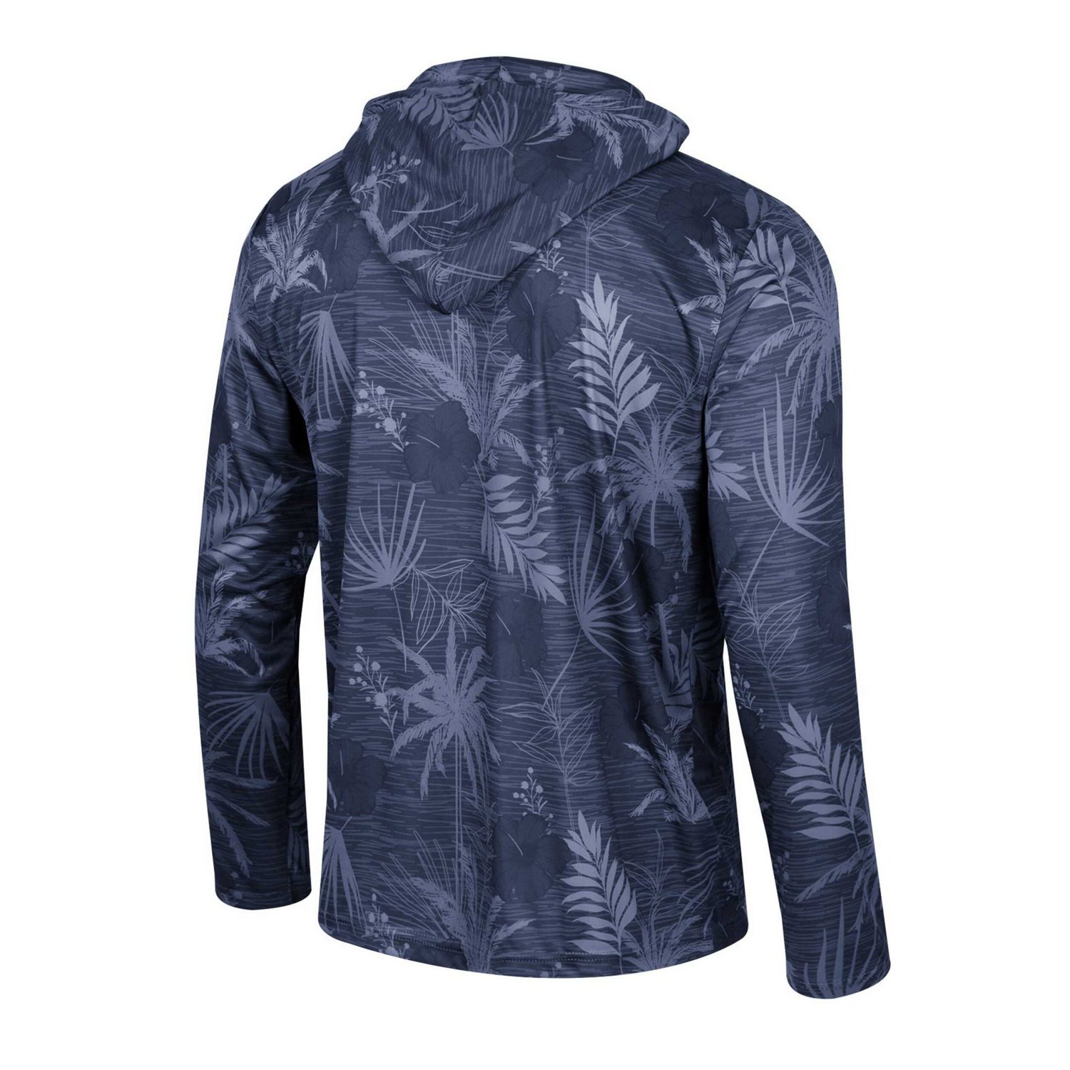 Colosseum Virginia Cavaliers Palms Printed Lightweight Quarter-Zip Hooded Top                                                    - view number 3