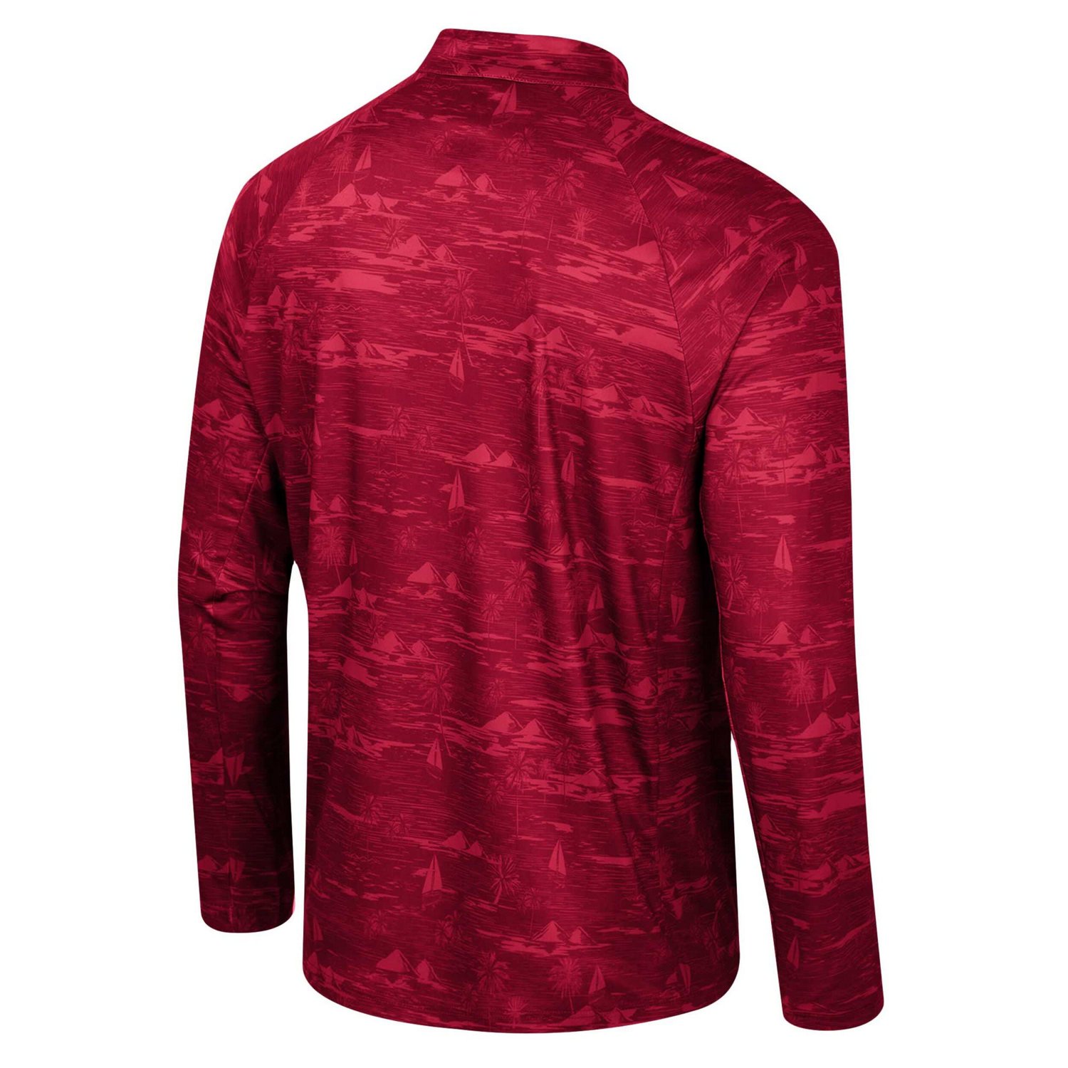 Colosseum Washington State Cougars Carson Raglan Quarter-Zip Jacket                                                              - view number 3