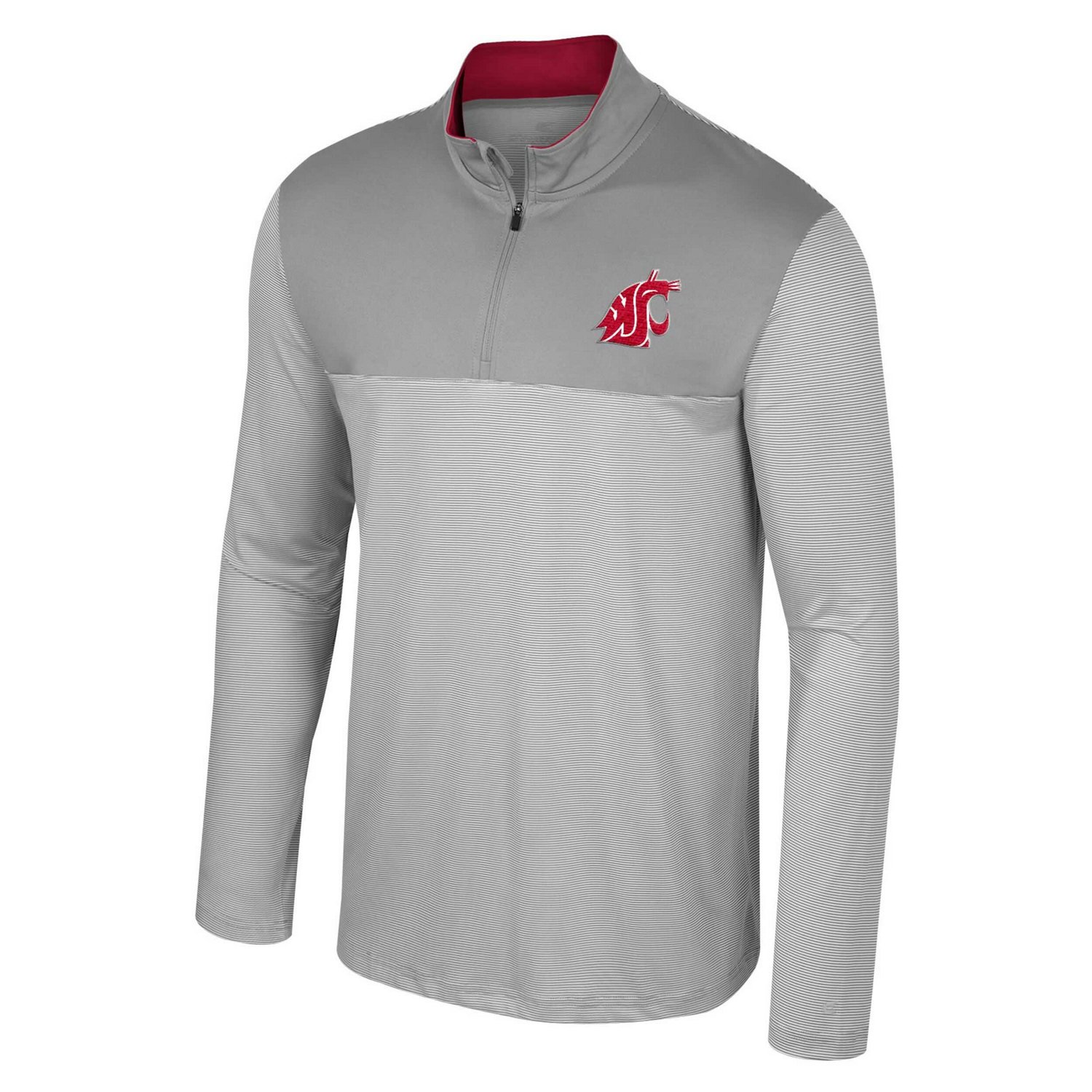 Colosseum Washington State Cougars Tuck Quarter-Zip Top                                                                          - view number 2