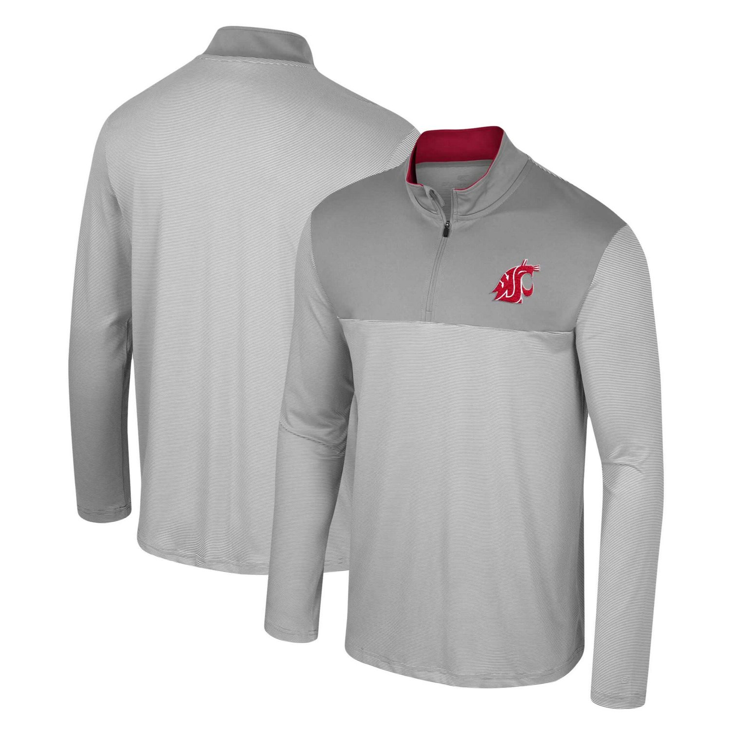 Colosseum Washington State Cougars Tuck Quarter-Zip Top