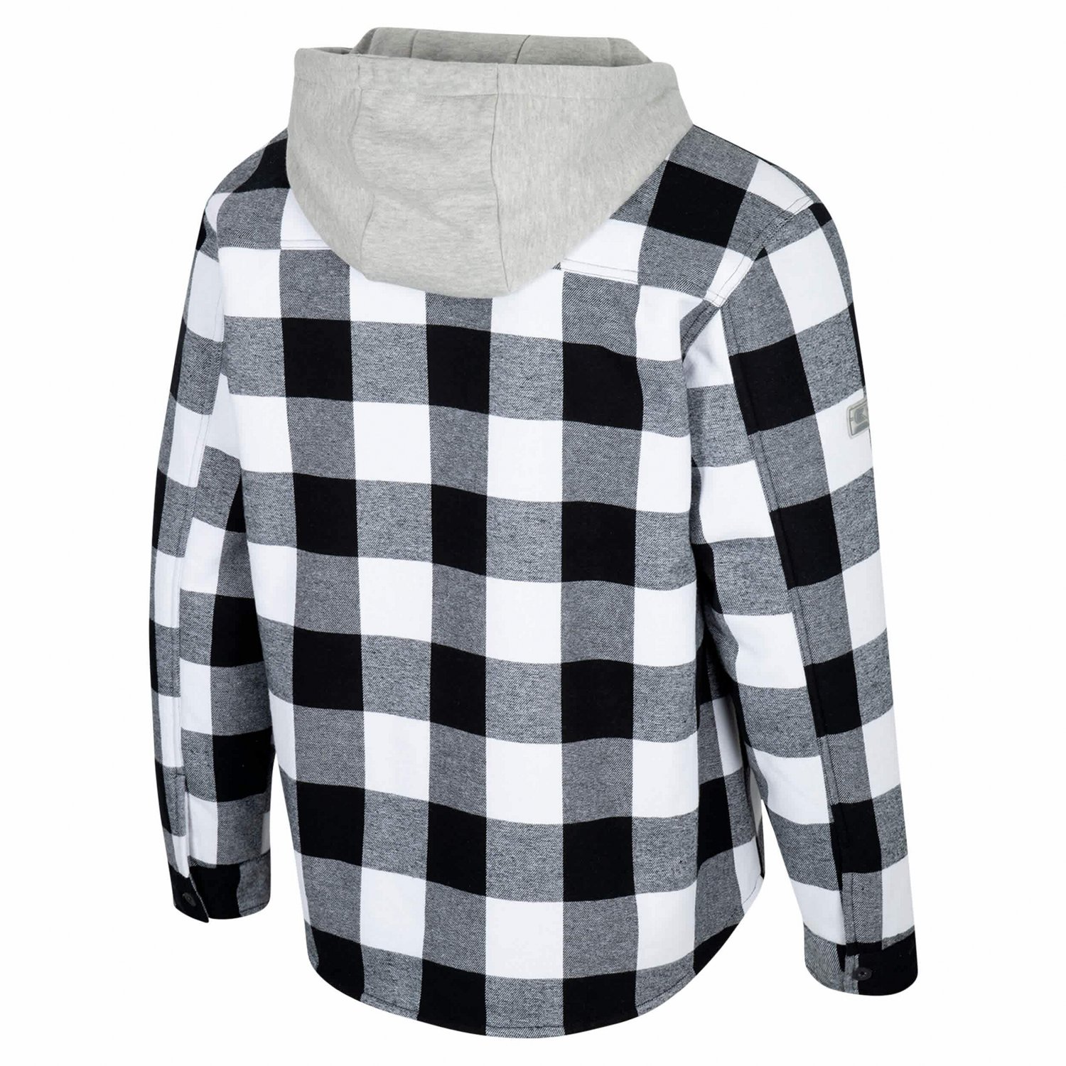 Colosseum White Florida State Seminoles Buffalo Plaid Full-Zip Jacket - view number 3