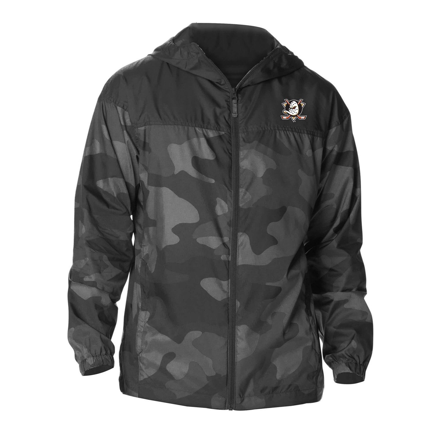 Columbia Anaheim Ducks Camo Flash Challenger Omni-Shade Full-Zip Hoodie Windbreaker Jacket                                       - view number 2