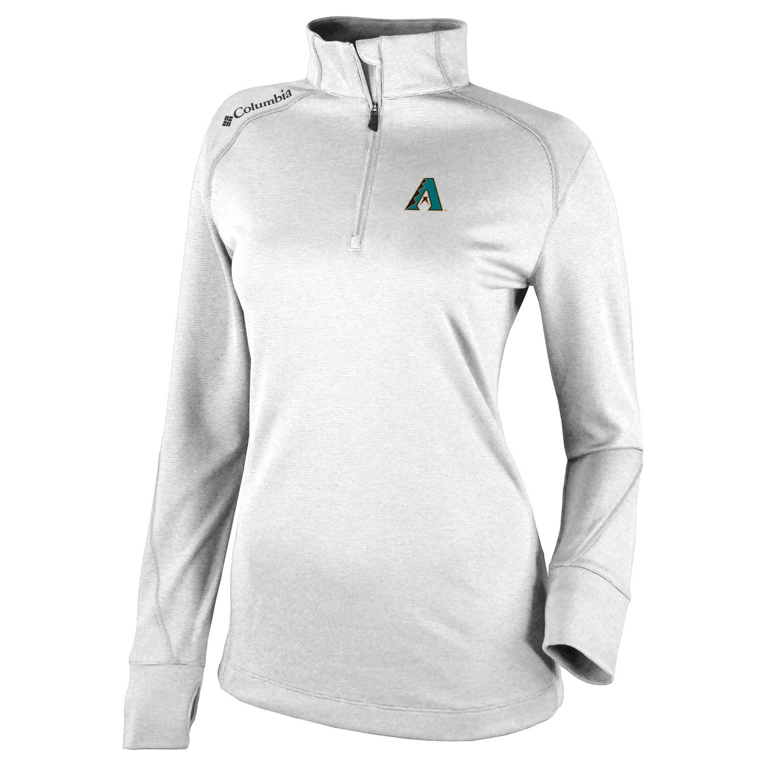 Columbia Arizona Diamondbacks Cooperstown Collection Shotgun 20 Omni-Wick Quarter-Zip Top