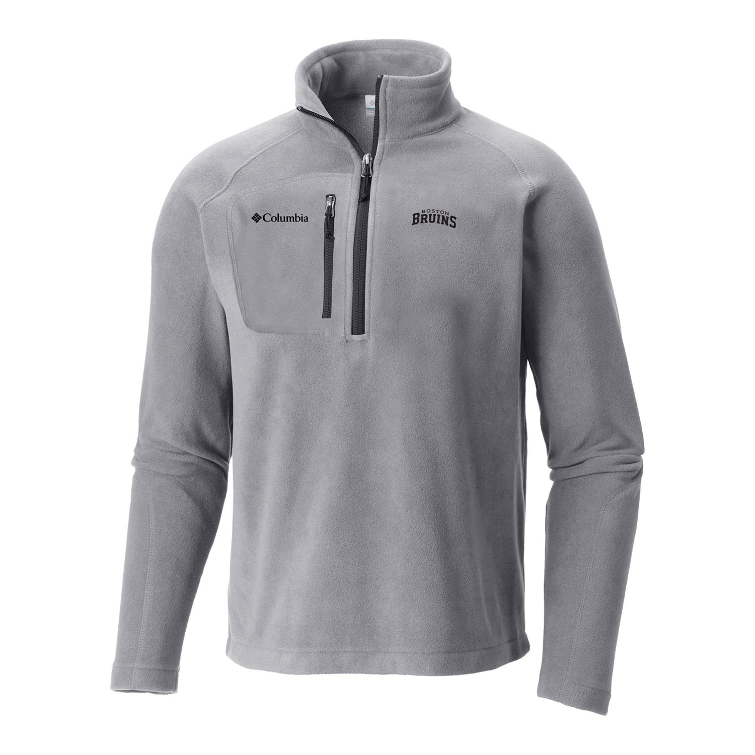 Columbia Boston Bruins Fast Trek III Raglan Half-Zip Fleece Jacket - view number 2