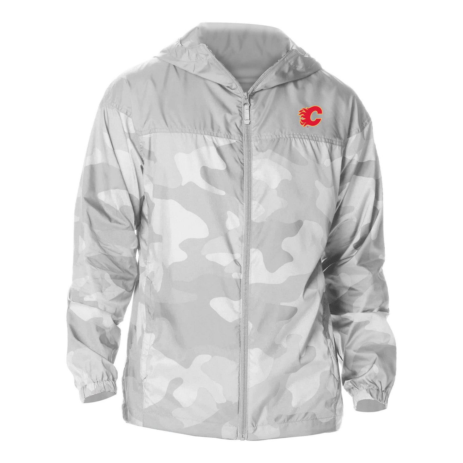 Columbia Calgary Flames Camo Flash Challenger Omni-Shade Full-Zip Hoodie Windbreaker                                             - view number 2