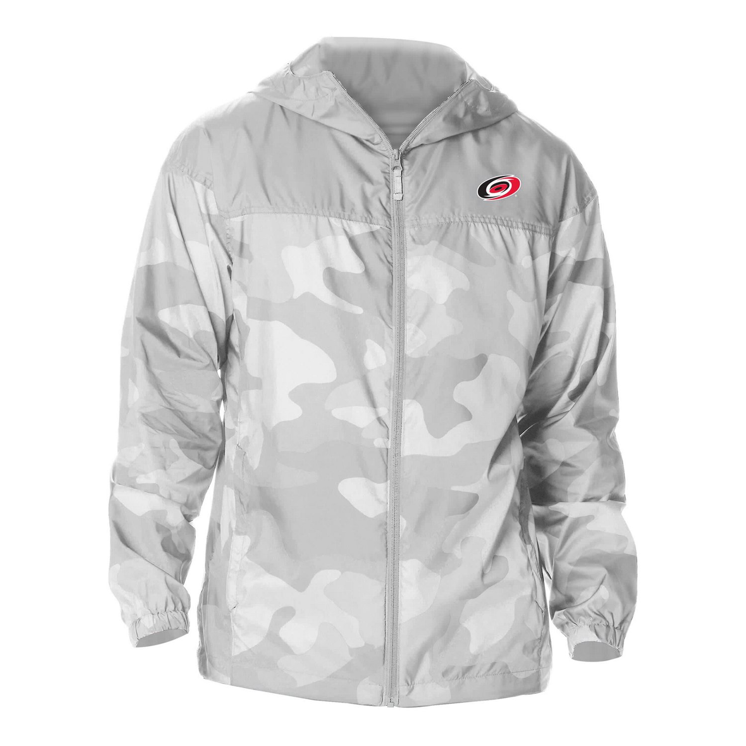 Columbia Carolina Hurricanes Camo Flash Challenger Omni-Shade Full-Zip Hoodie Windbreaker Jacket - view number 2