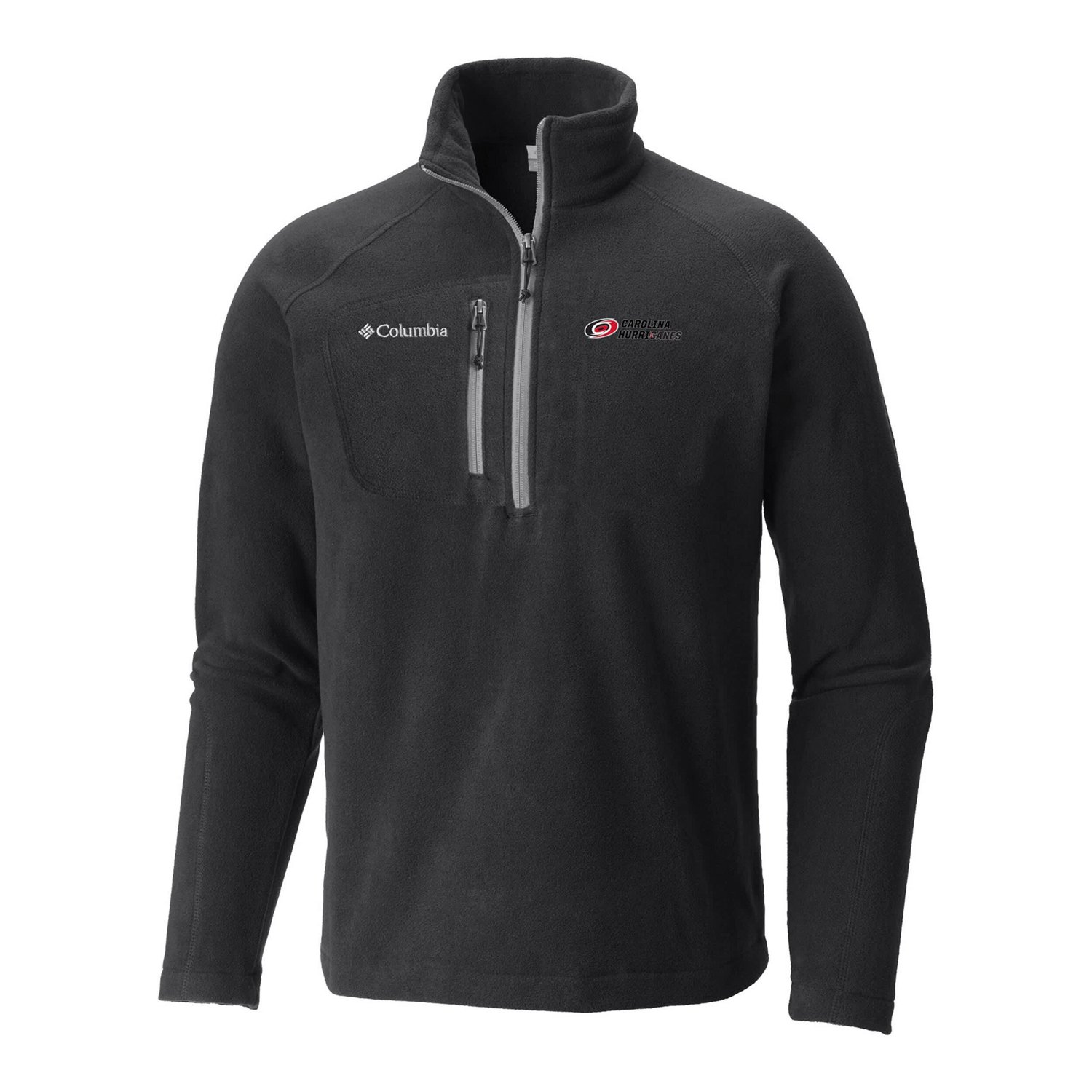 Columbia Carolina Hurricanes Fast Trek III Raglan Half-Zip Fleece Jacket - view number 2