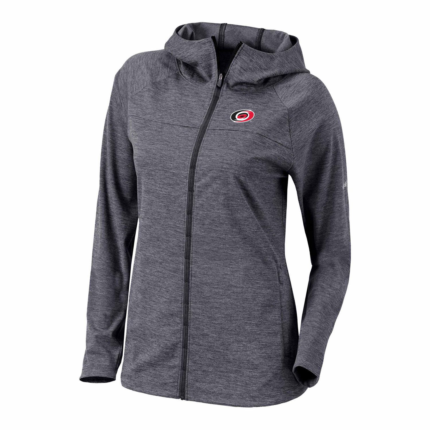 Columbia Carolina Hurricanes Half Shot Omni-Wick Raglan Full-Zip Hoodie                                                          - view number 2