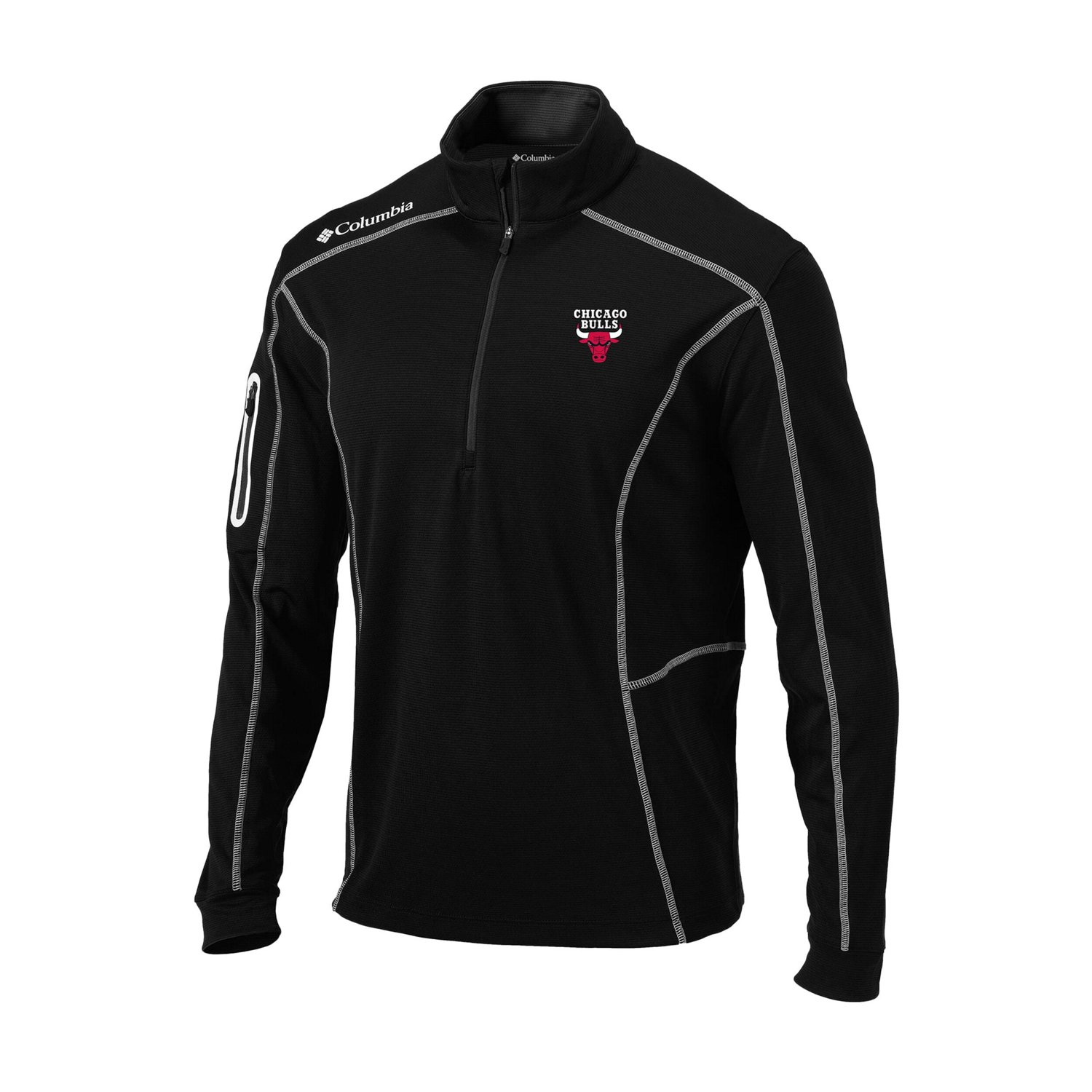 Columbia Chicago Bulls Omni-Wick Shotgun Quarter-Zip Pullover - view number 2